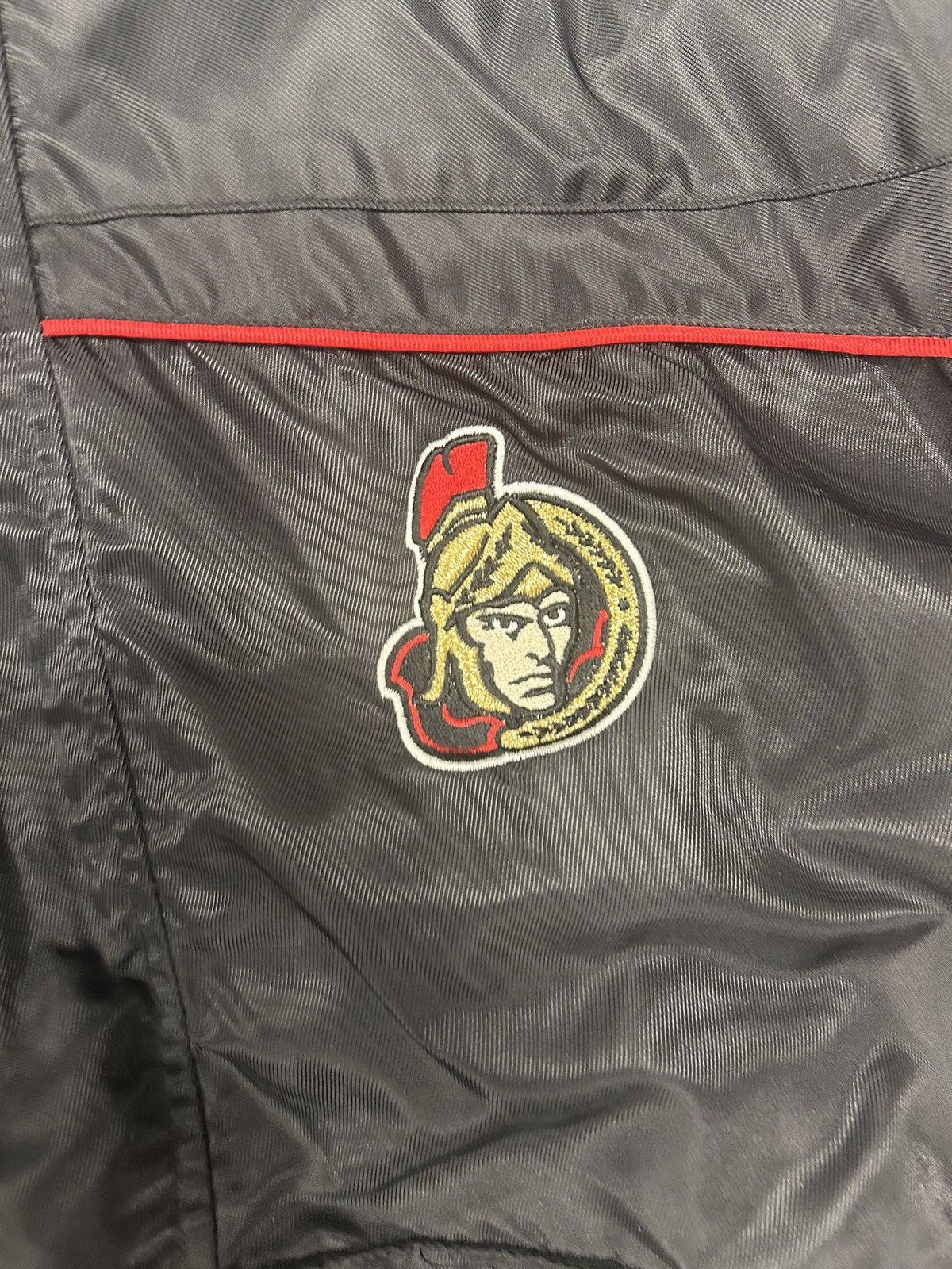 NHL × Reebok × Vintage Crazy Vintage Y2K Reebok NHL Ottawa Senators Black Jacket Size US XL / EU 56 / 4 - 2 Thumbnail