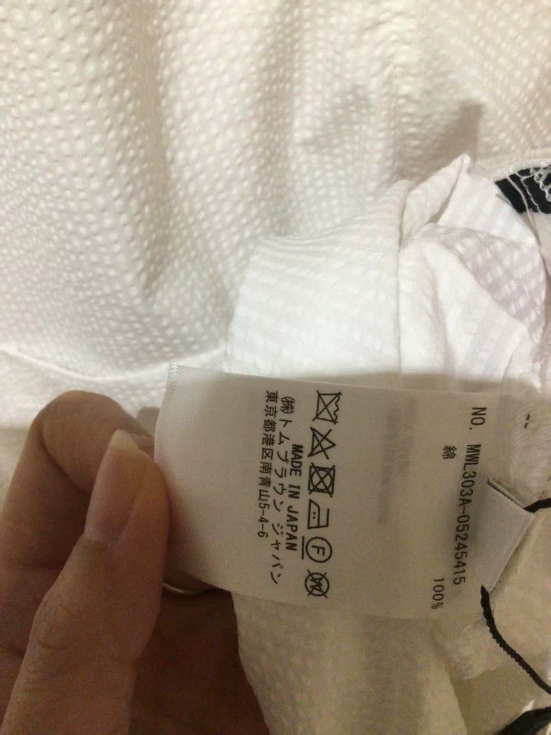 Thom Browne Thom Browne size2 White puffed short-sleeved shirt Size US M / EU 48-50 / 2 - 8 Thumbnail