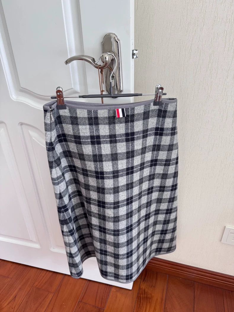 Thom Browne Thom Browne Woolen checkered skirt Size 26" / US 2 / IT 38 - 4 Thumbnail