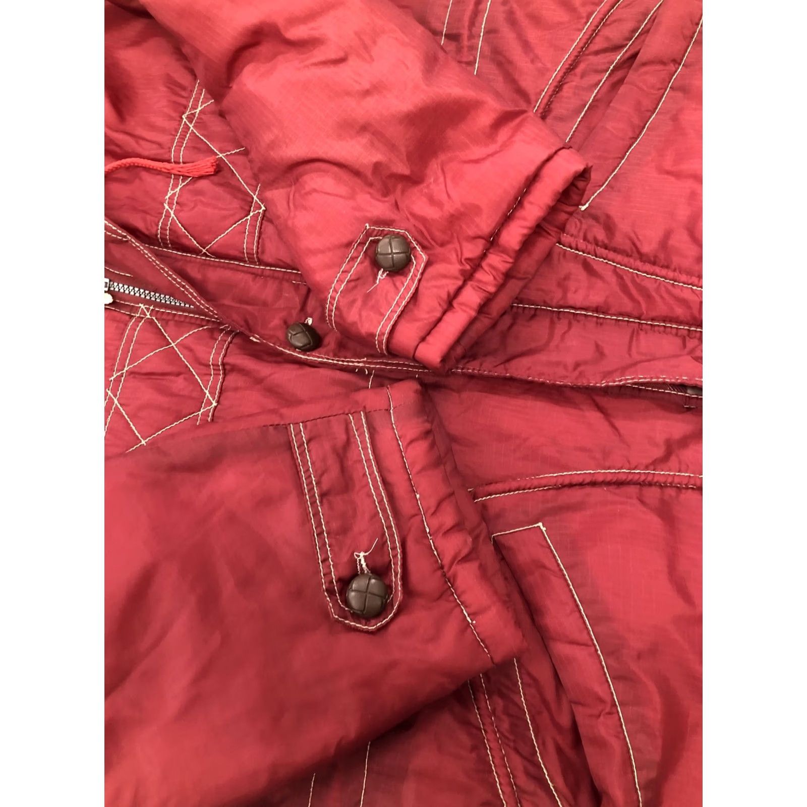 Vintage VINTAGE Garvin Jacket Hood Nylon Polyester Fill Zip Red Long Sleeve Women's S Parka Size S / US 4 / IT 40 - 7 Thumbnail