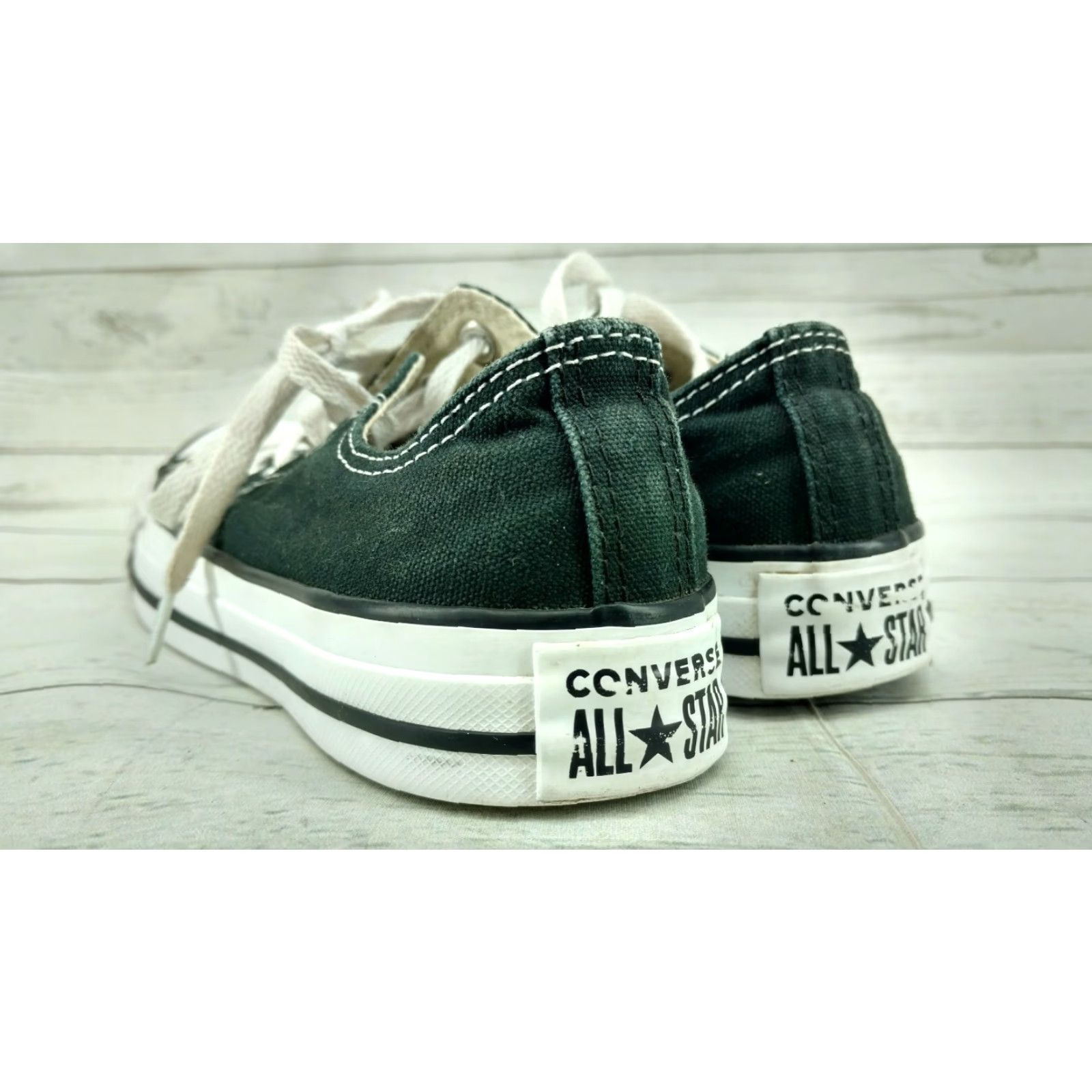 Converse CONVERSE ALL STAR CANVAS SHOES LOW TOP UNISEX MEN 4 / WOMEN 6 BLACK - ATHLETIC SNEAKERS MEN WOMEN 4 6 CANVAS LOW TOP BLACK Size S / US 4 / IT 40 - 7 Thumbnail