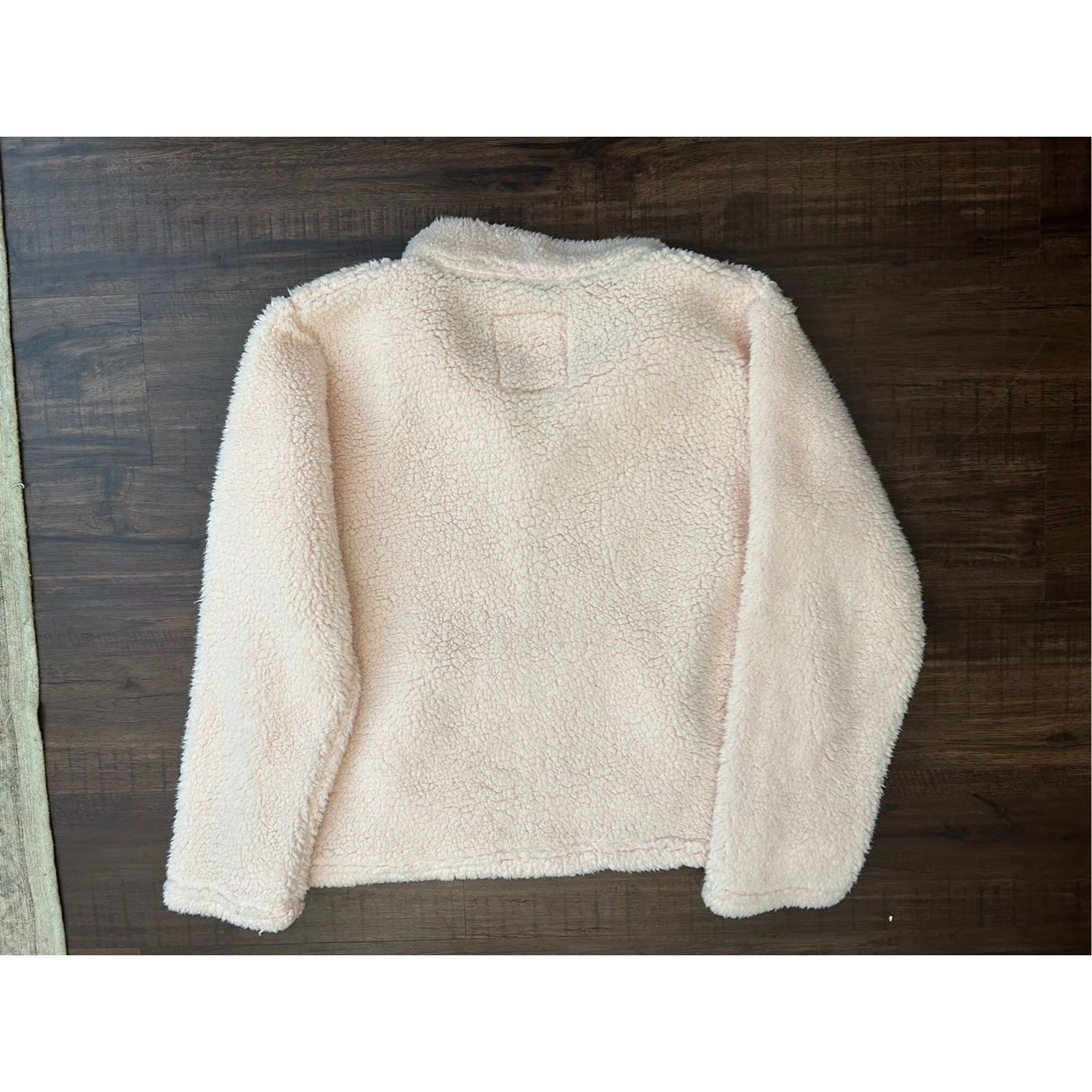 Lauren Ralph Lauren Sabrina Lauren NYC Sherpa Fleece Half-Zip Sweatshirt in Pale Size XL / US 12-14 / IT 48-50 - 6 Thumbnail