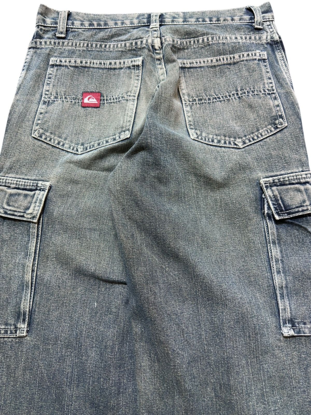 Quiksilver Vintage Quiksilver Carpentre Cargo Grunge Denim Size US 29 - 9 Thumbnail