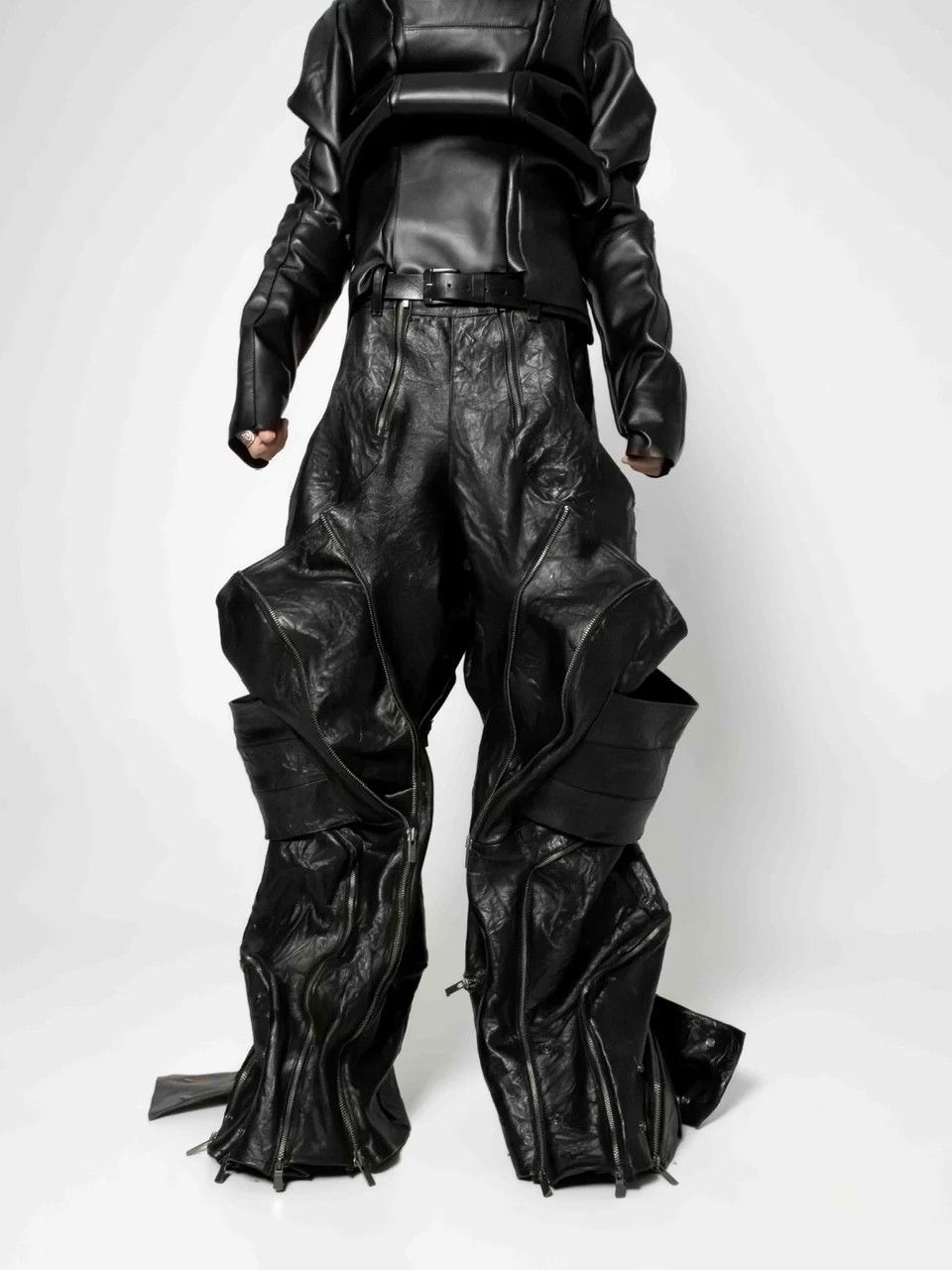 Other Lunar Laboratories Leather Pants Size US 32 / EU 48 - 16 Thumbnail