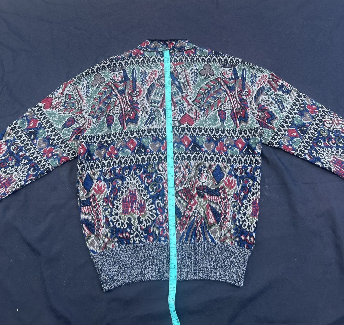 Missoni Vintage Missoni Italy Poker Card Knitwear Wool Sweater Size US M / EU 48-50 / 2 - 25 Thumbnail