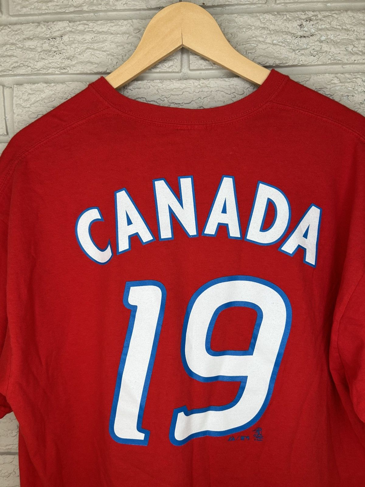 Majestic Vintage Majestic Toronto Blue Jays Canada T Shirt Size US XL / EU 56 / 4 - 5 Thumbnail