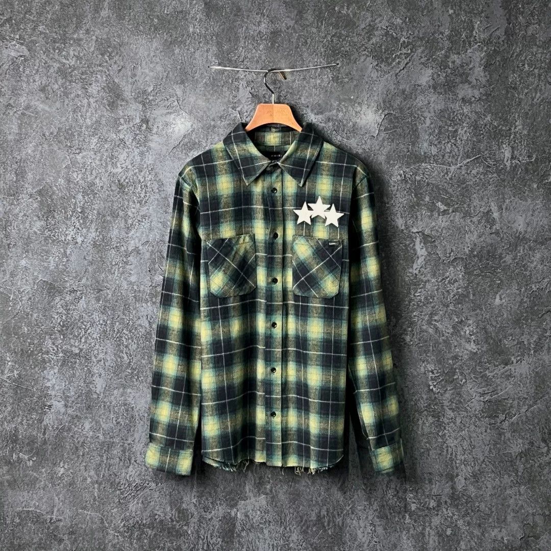 Amiri Amiri Casual Plaid Shirt l Men Size US L / EU 52-54 / 3 - 1 Thumbnail