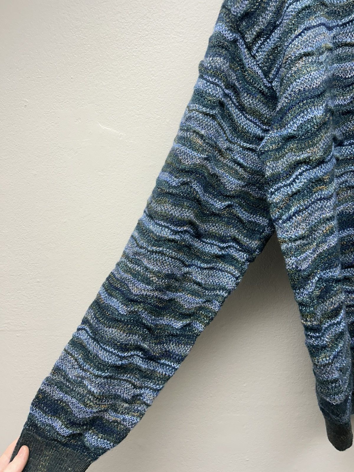 Coogi Vintage Botto Coogi Style Knit Sweater Blue Size US L / EU 52-54 / 3 - 3 Thumbnail