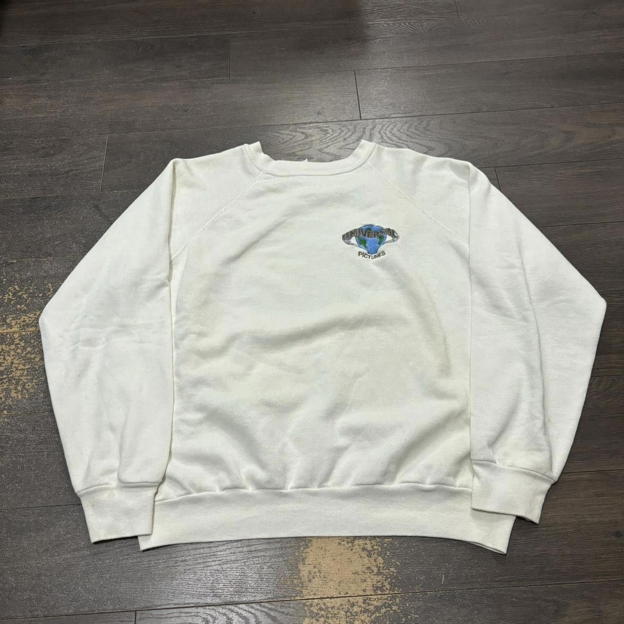 Designer Vintage Universal Pictures Crewneck Sweatshirt 80s Medium Size US M / EU 48-50 / 2 - 3 Thumbnail