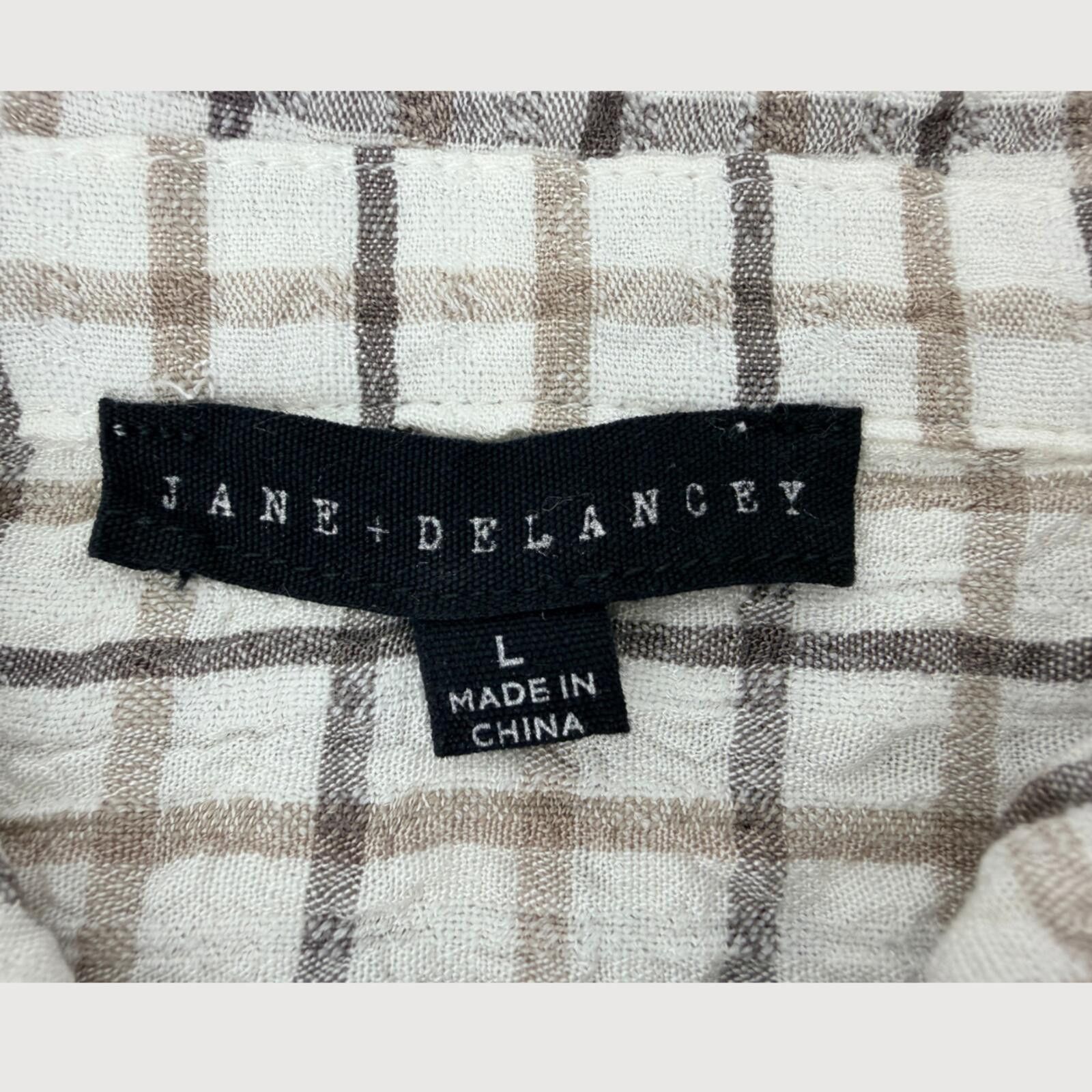 Other Jane & Delancey Plaid Peter Pan Collar Blouse L Size L / US 10 / IT 46 - 4 Thumbnail