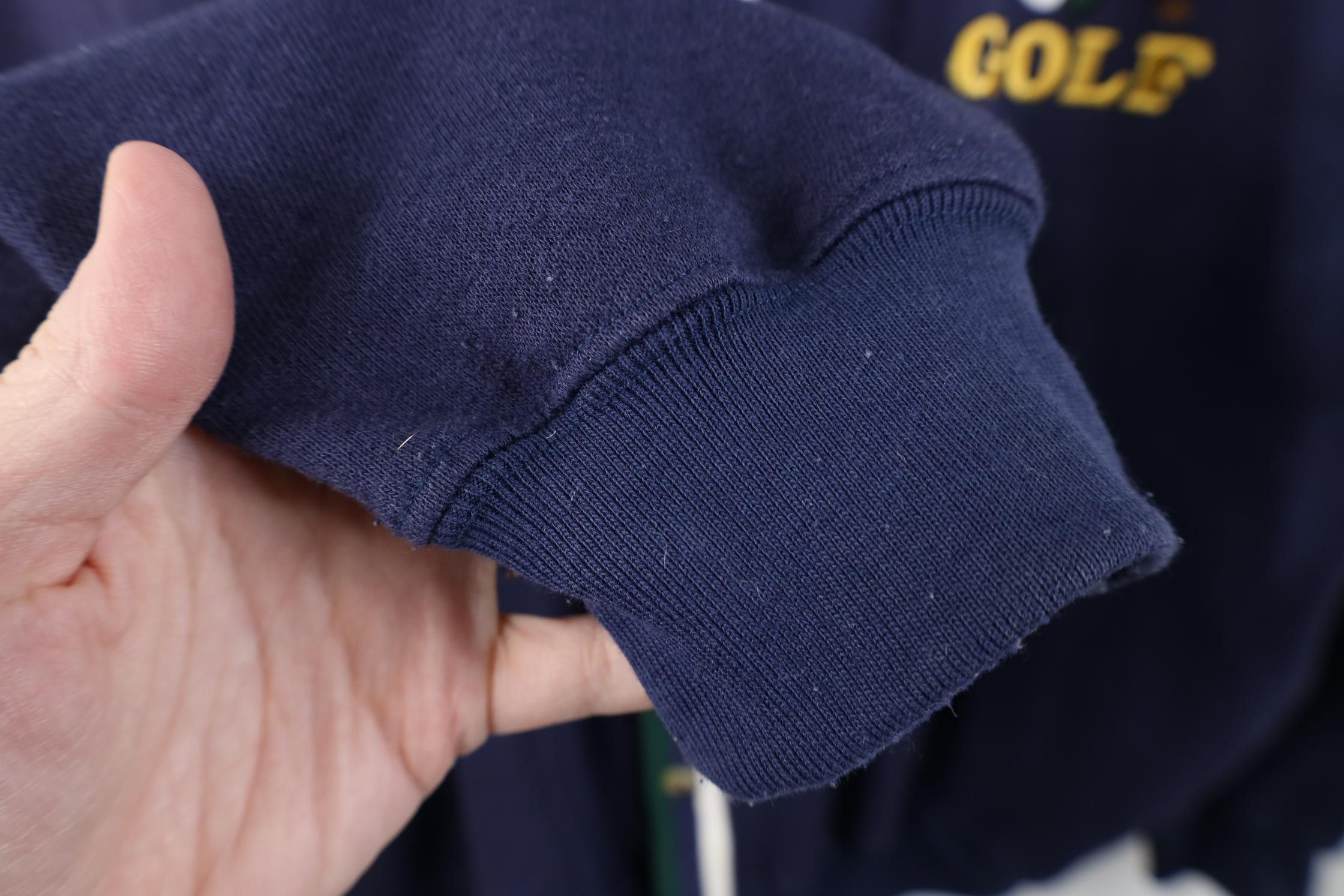 Vintage Vintage 90s Streetwear Golf Golfing Cardigan Sweatshirt Blue Size US XL / EU 56 / 4 - 12 Thumbnail