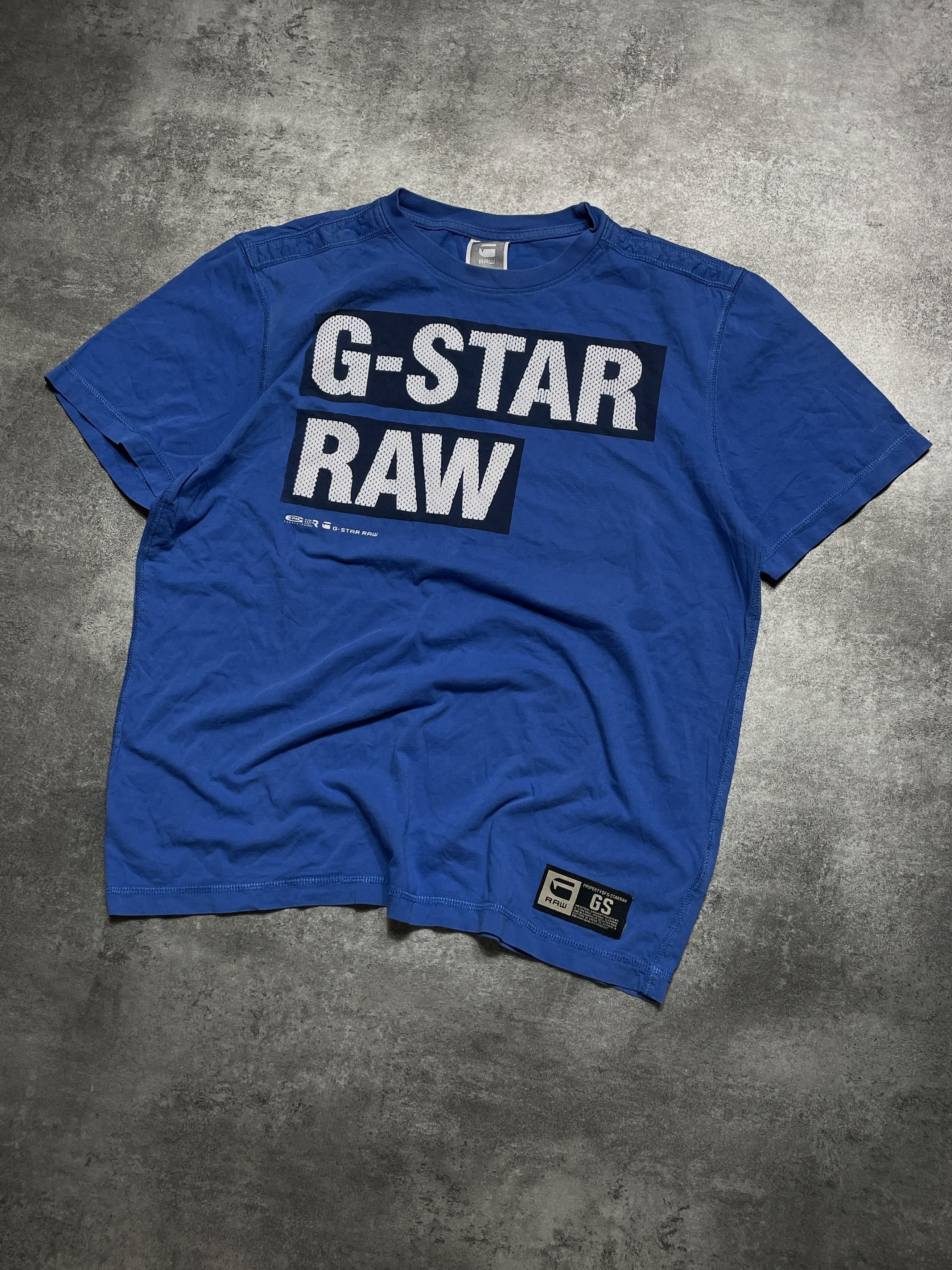 G-Star G-Star Raw T-Shirt Spellout Streetwear Y2K Size US XL / EU 56 / 4 - 1 Thumbnail