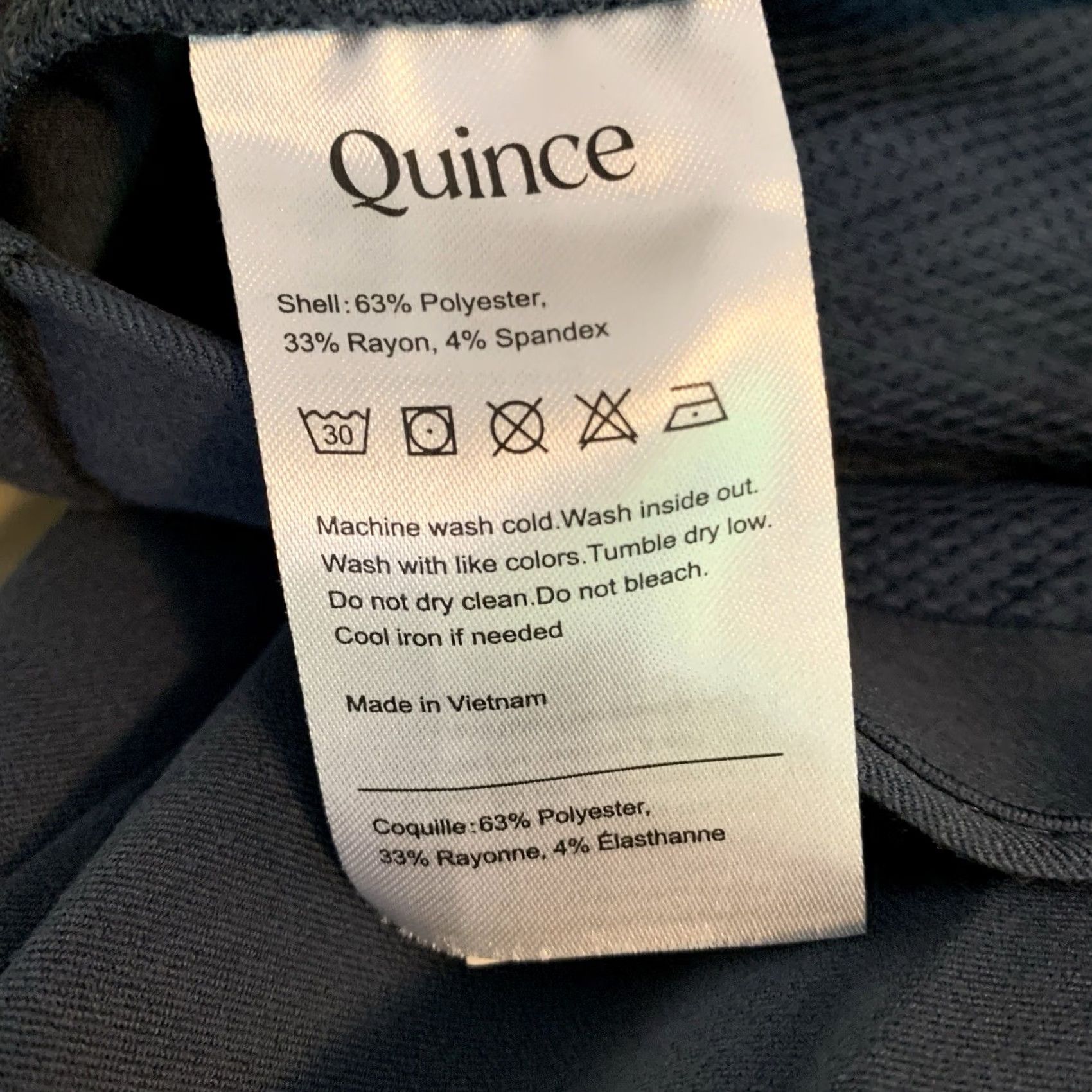 Quince Quince Pants Men 32x28 Ocean Blue Ultra-Stretch 24/7 Smart Chino Office Siren Size US 32 / EU 48 - 4 Thumbnail