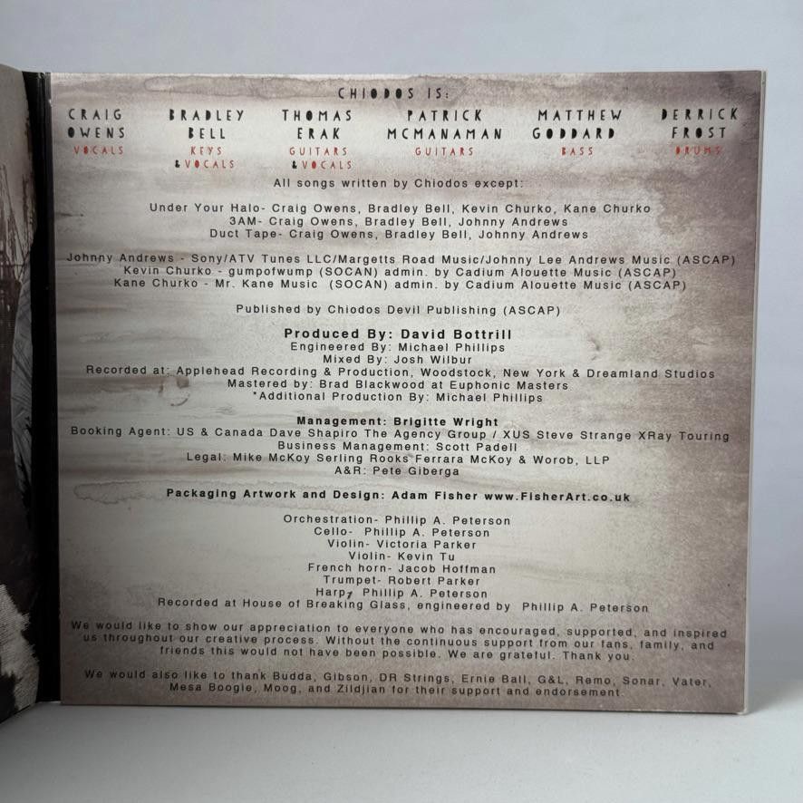 Designer Chiodos - Devil CD 2014 Razor & Tie Recordings drk/lght RARE Size ONE SIZE - 5 Thumbnail