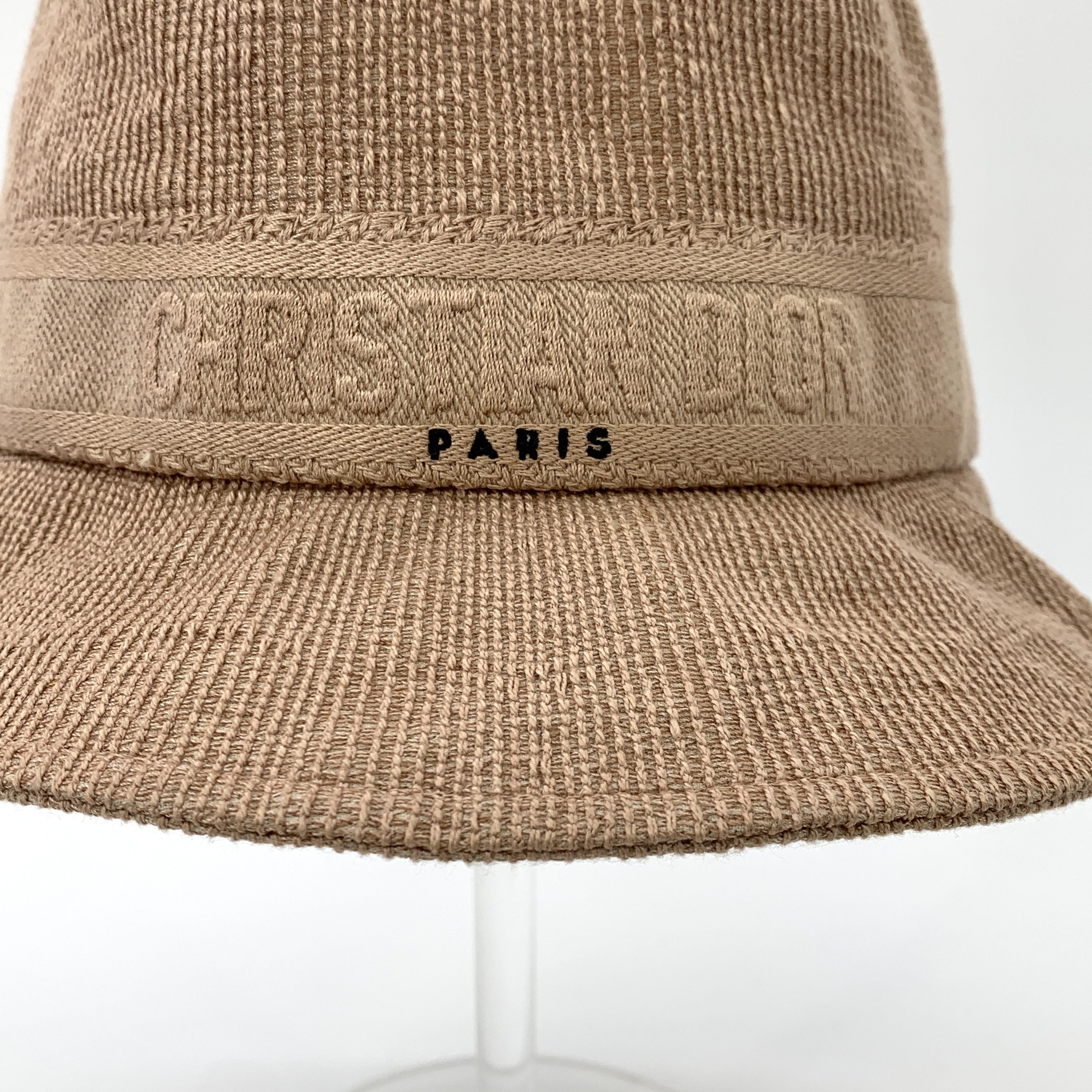 Dior Christian Dior Hat – Brown Logo Bucket Hat (Size 61cm) Size ONE SIZE - 6 Thumbnail