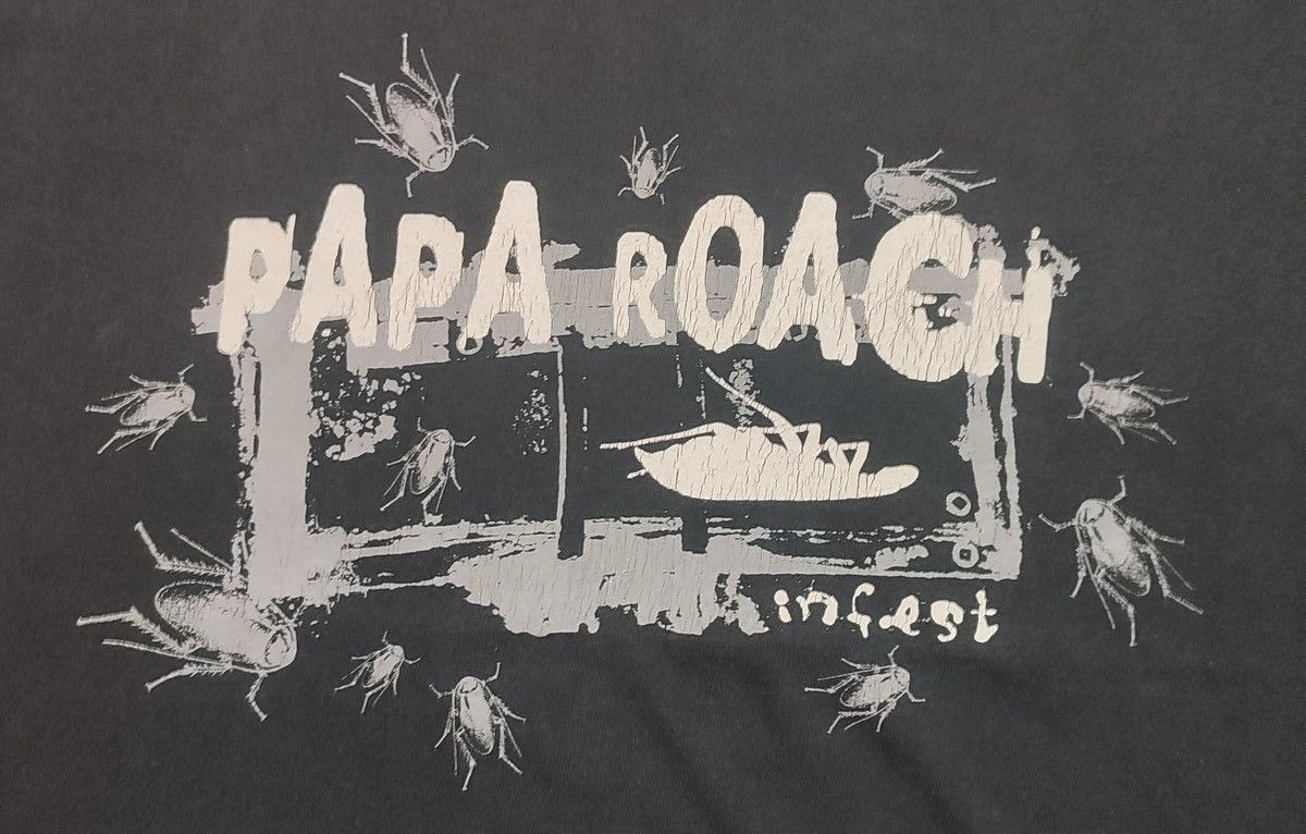 Band Tees × Vintage Vintage 00’s Papa Roach Size US XL / EU 56 / 4 - 6 Thumbnail