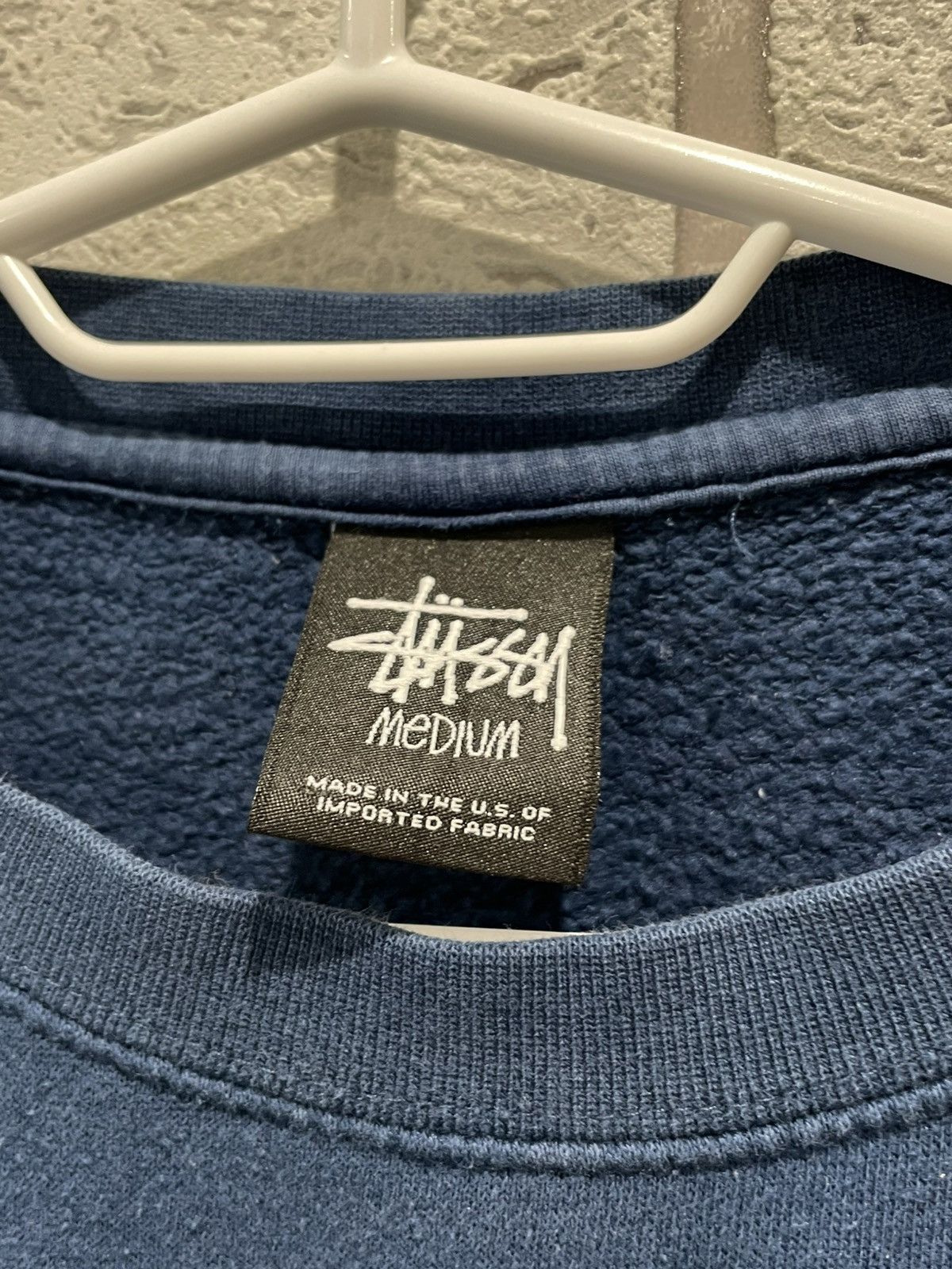 Stussy × Vintage Vintage Stussy Made in USA Sweatshirt Pullover Big Logo Size US M / EU 48-50 / 2 - 6 Thumbnail