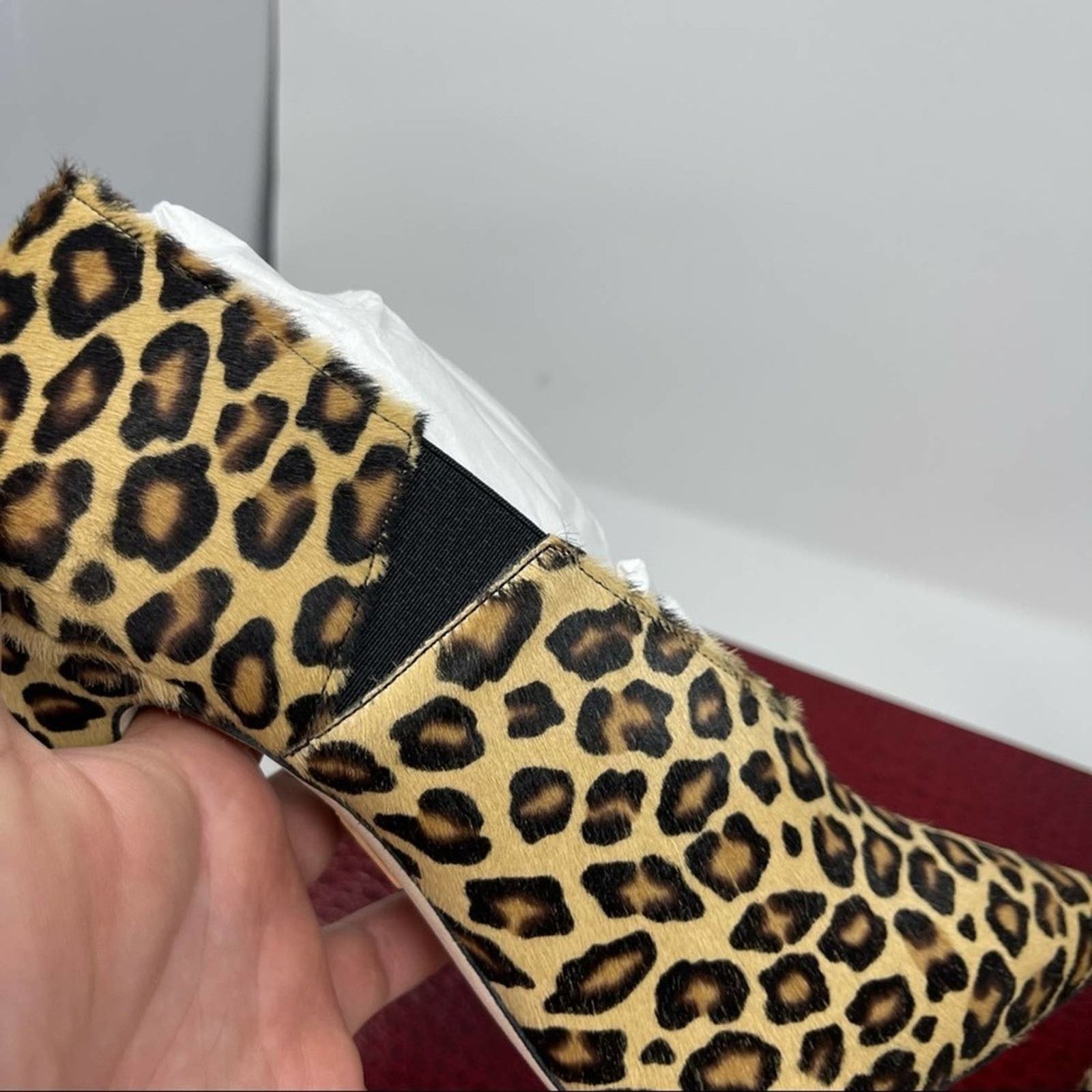 Tamara Mellon NWT Tamara Mellon League 105 Leopard Haircalf Booties 38.5 Size US 8.5 / IT 38.5 - 10 Thumbnail