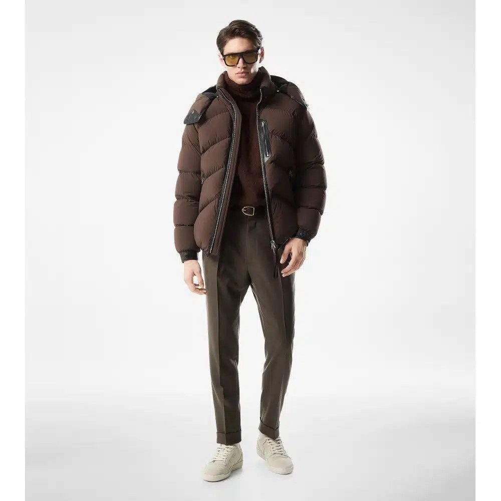 Tom Ford o1loc1c1125 OJD001 Down Jacket in Brown Size US S / EU 44-46 / 1 - 4 Thumbnail