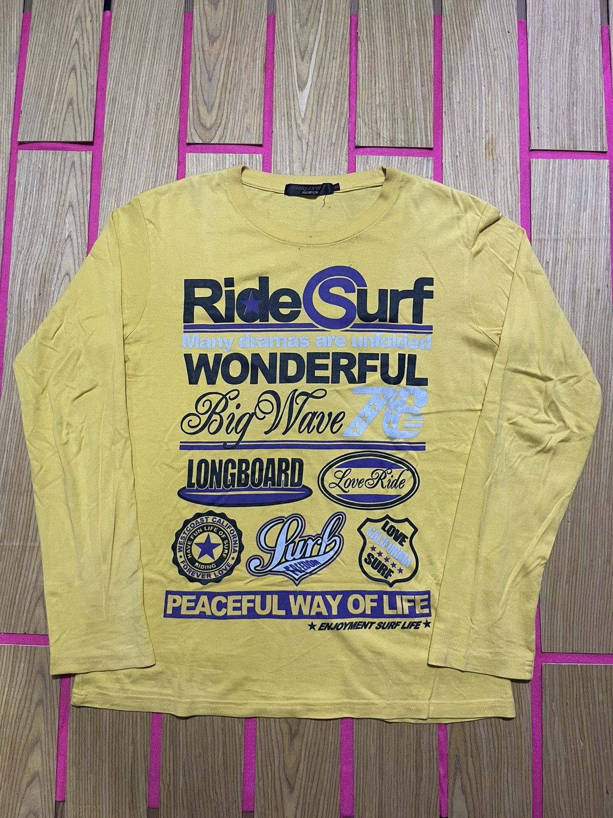 If Six Was Nine Y2K THRUXTON long sleeve tshirt Size US M / EU 48-50 / 2 - 1 Thumbnail