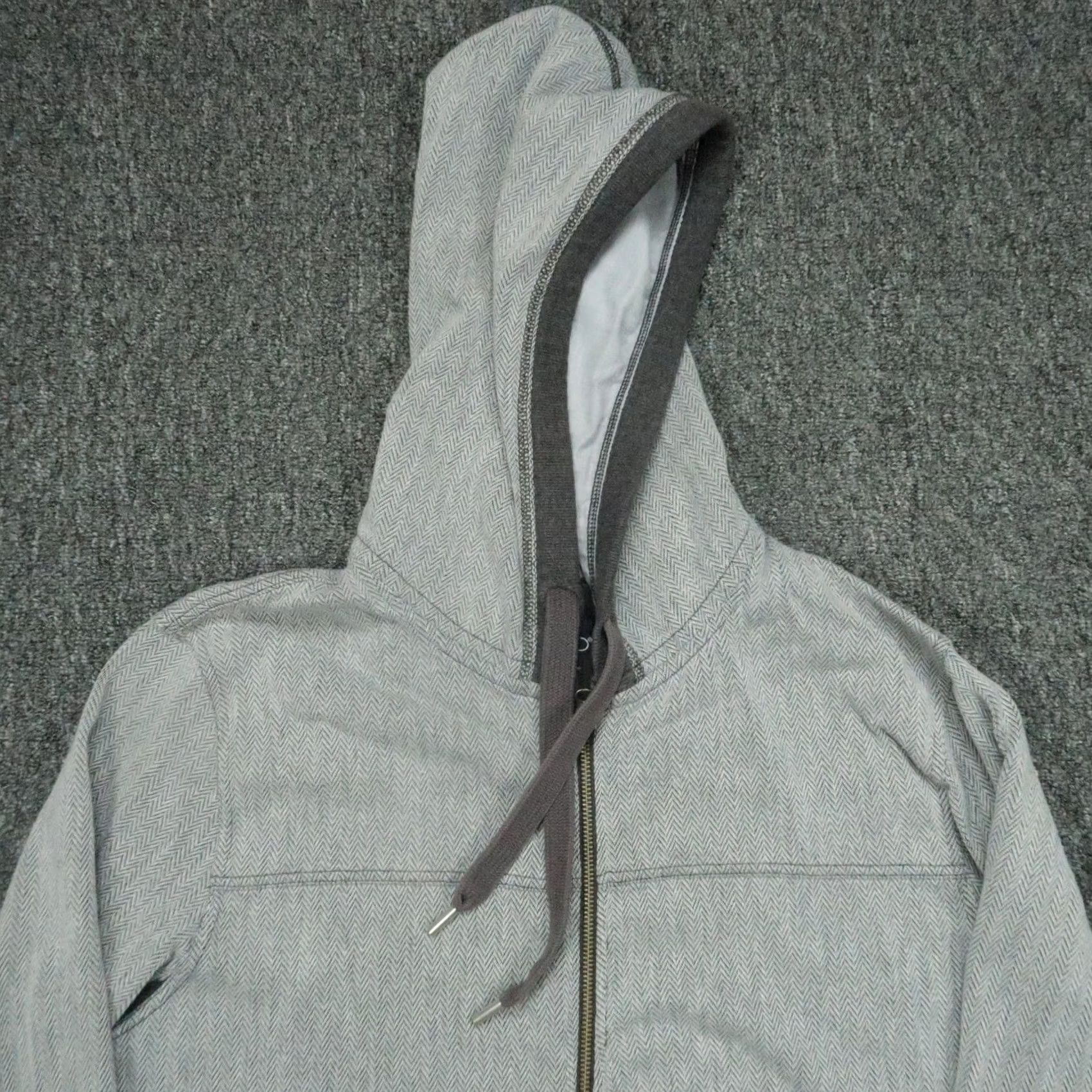 Elwood VINTAGE Elwood Hoodie Mens Large Gray Full Zip Pockets Hooded Size US L / EU 52-54 / 3 - 2 Thumbnail