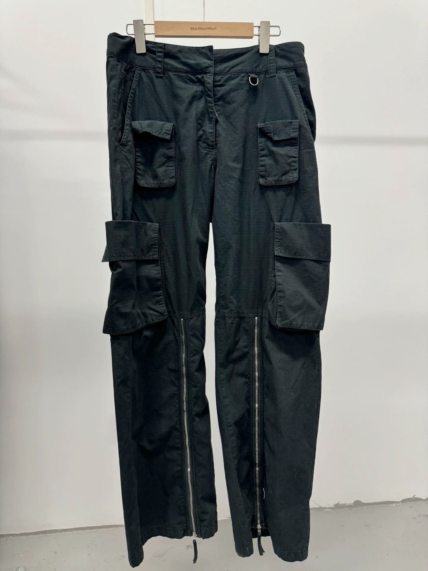 Acne Studio Cargo zip-up pants -DMC