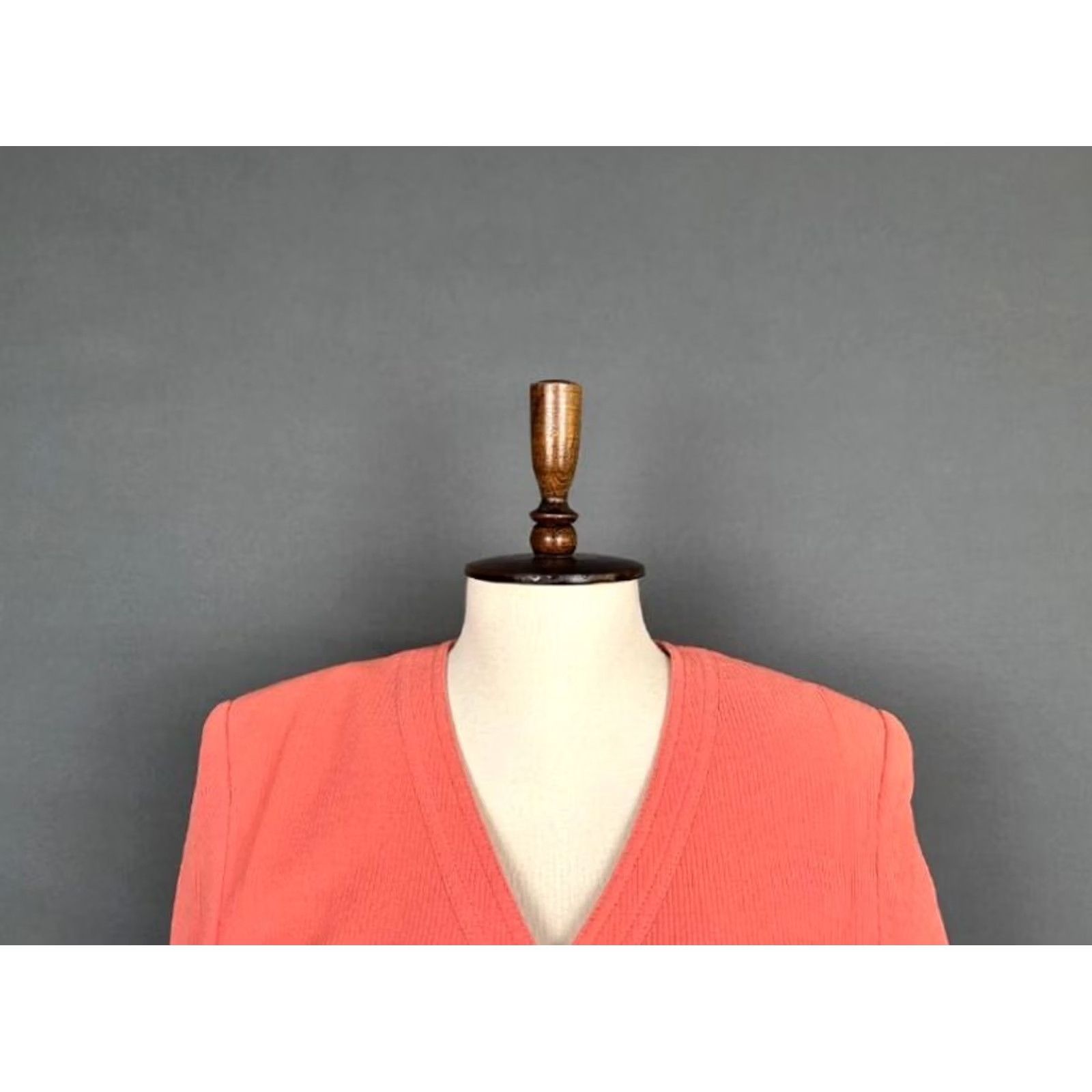 Valentino Valentino Cardigan Sweater Pink Merino Long Sleeve Button Up Womens Size One Size Size ONE SIZE - 7 Thumbnail