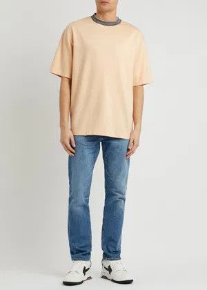 Acne Studios o1y0824 Logo Stretch-Jersey T-Shirt in Blush Size US S / EU 44-46 / 1 - 5 Thumbnail