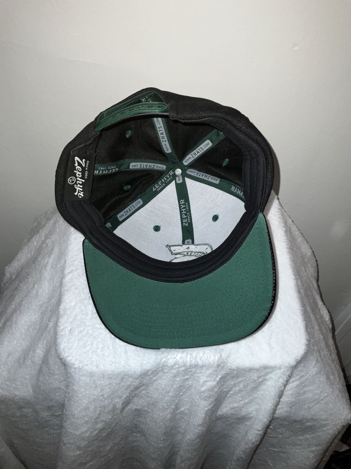 Zephyr Black Michigan State SnapBack Hat Size ONE SIZE - 3 Thumbnail
