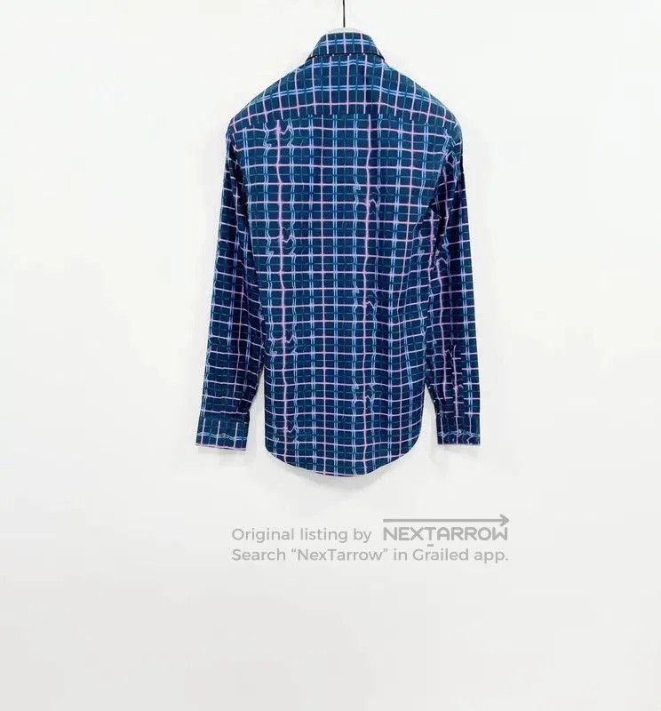 Kenzo KENZO Blue Long Sleeve Men's Shirt . Size US M / EU 48-50 / 2 - 2 Thumbnail
