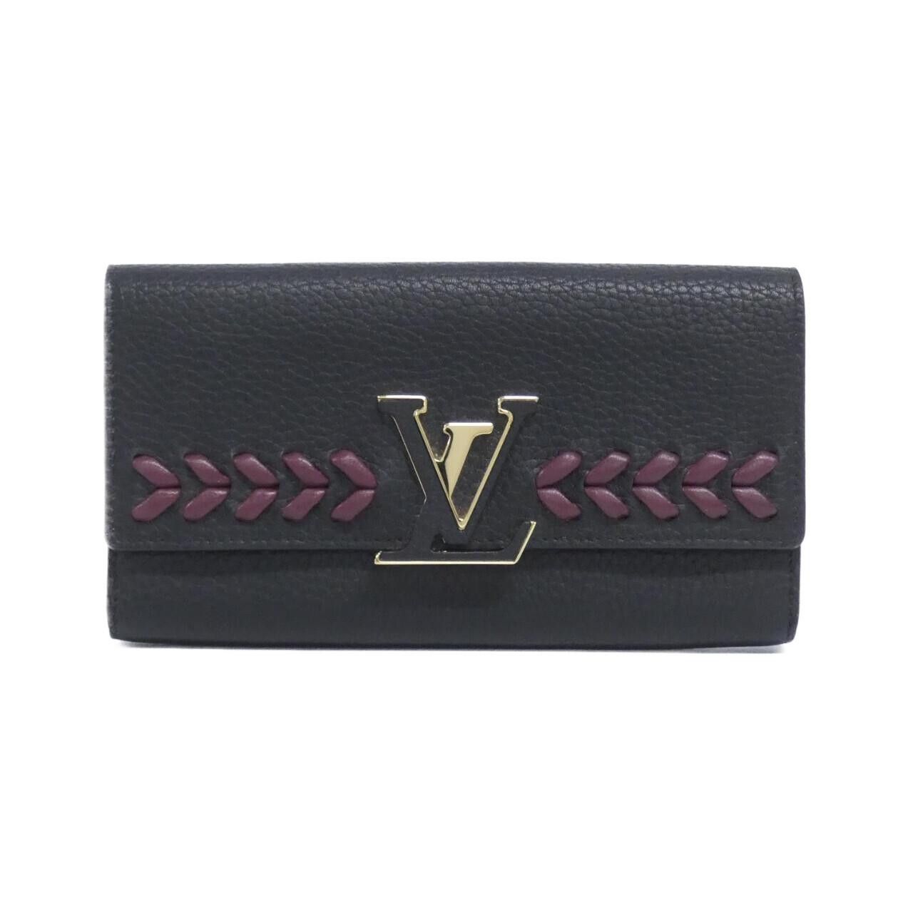Louis Vuitton Louis Vuitton Louis Vuitton Capucines Taurillon Long Wallet Leather Long Wallet M62076 DUTY FREE for USA Size ONE SIZE - 1 Thumbnail