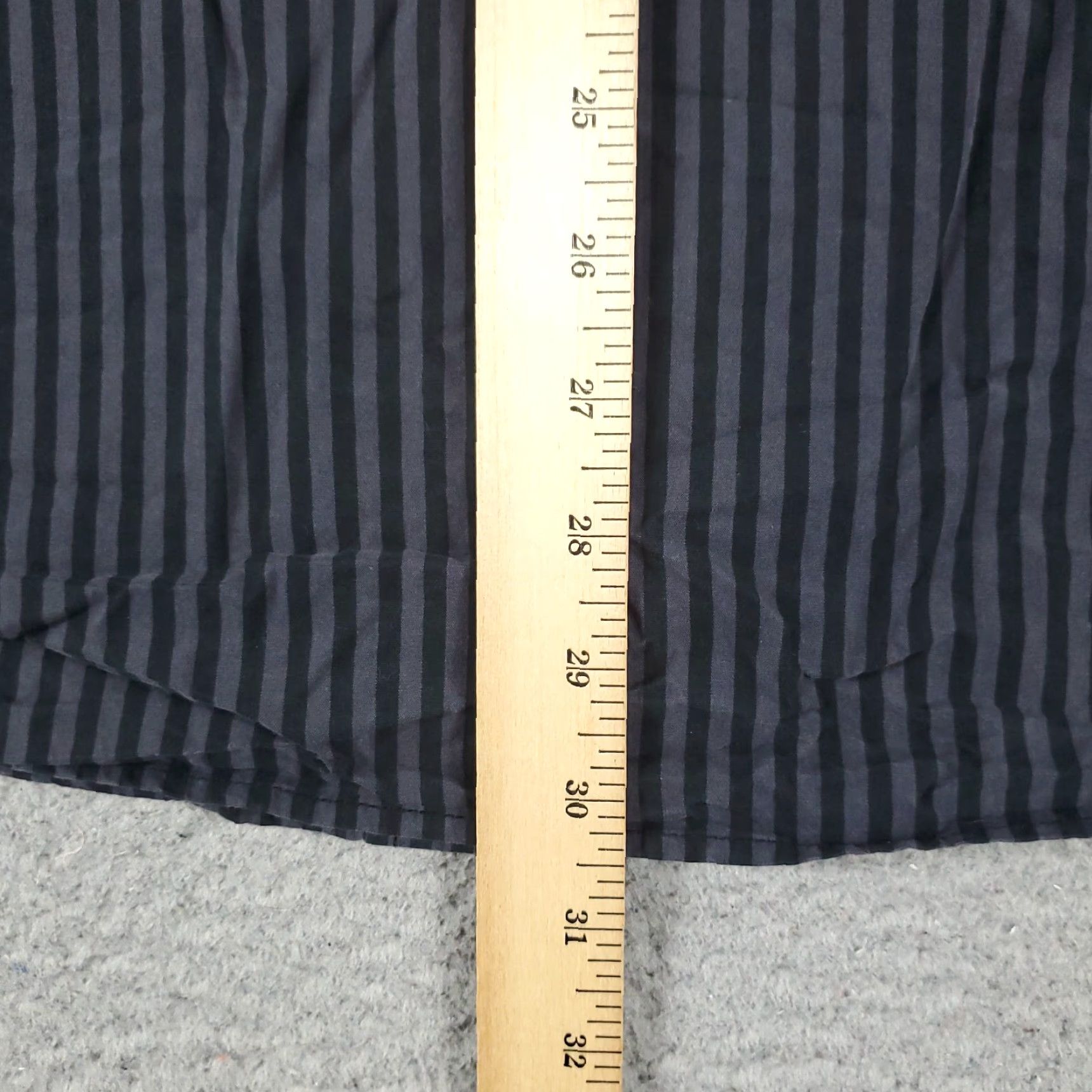 American Eagle Outfitters American Eagle Shirt XL Button-Up Gray Striped Long Sleeve Casual Mens Size US XL / EU 56 / 4 - 4 Thumbnail