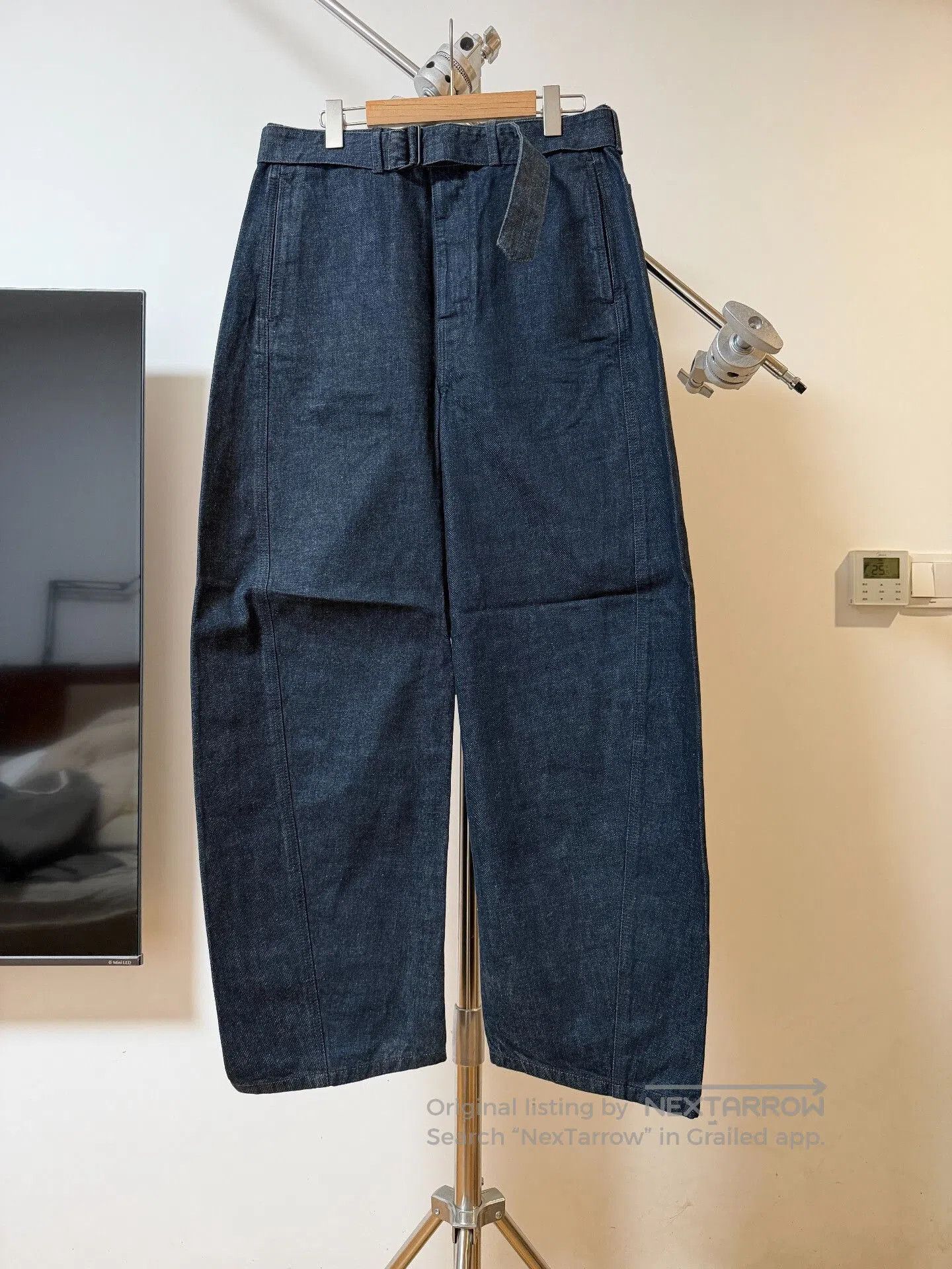 Lemaire Lemaire 23AW Indigo Curved Seam Jeans. Size US 26 / EU 42 - 1 Thumbnail