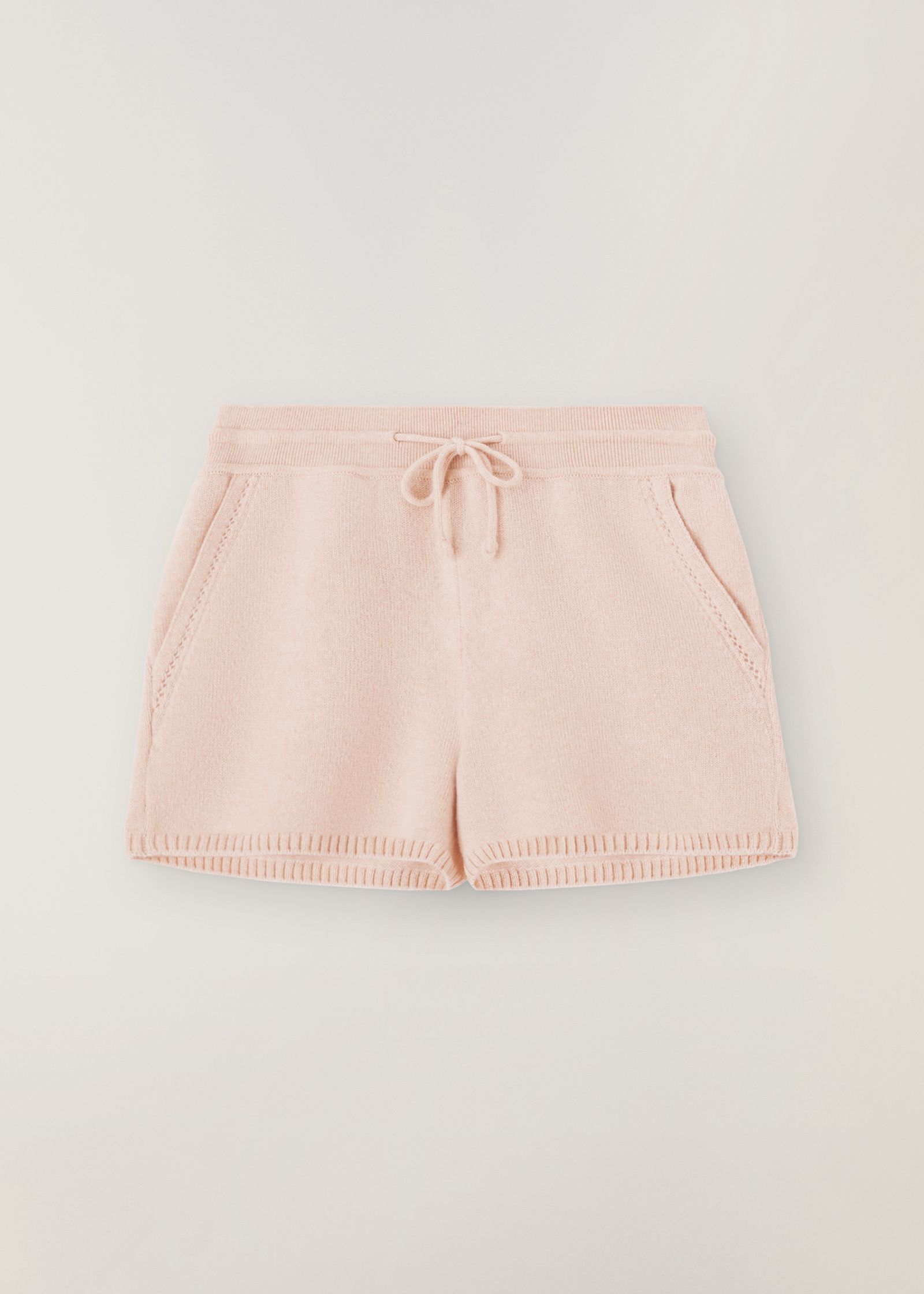 Loro Piana o1srvl11e1024 Cocooning Fine Ajour Short in Pink Size 27" / US 4 / IT 40 - 1 Thumbnail