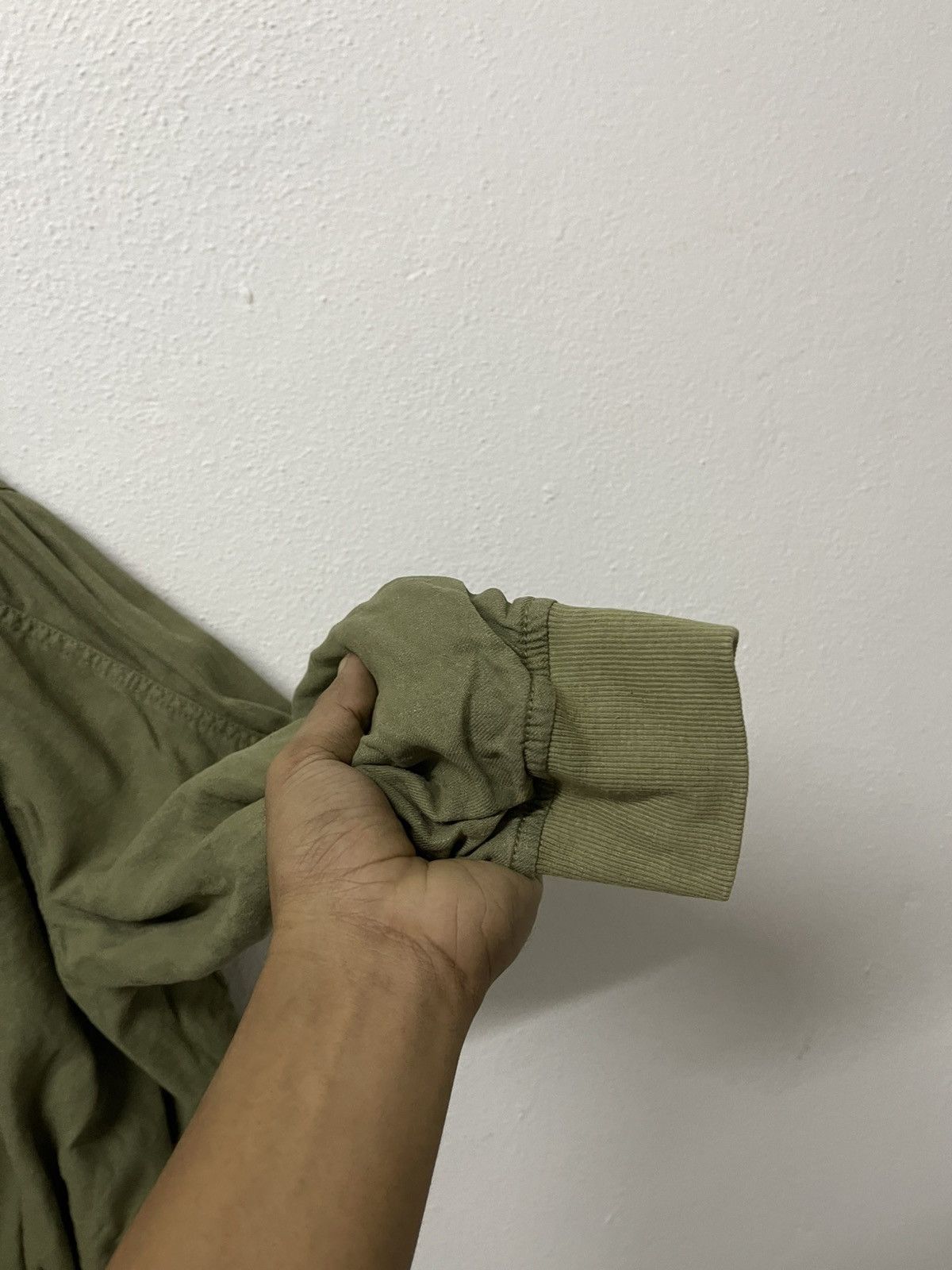 Issey Miyake 🐐90s ISSEY MIYAKE BAT WING BOMBER JACKET OLIVE GREEN Size US M / EU 48-50 / 2 - 22 Thumbnail