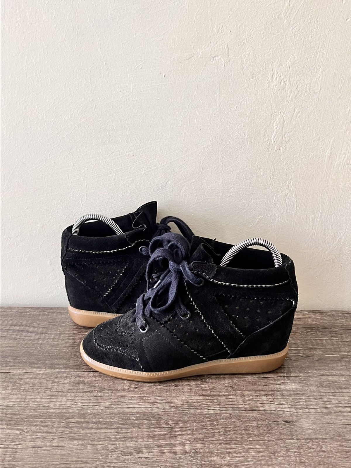 Isabel Marant Etoile Bobby Suede Leather Trainers Size US 9 / IT 39 - 12 Thumbnail