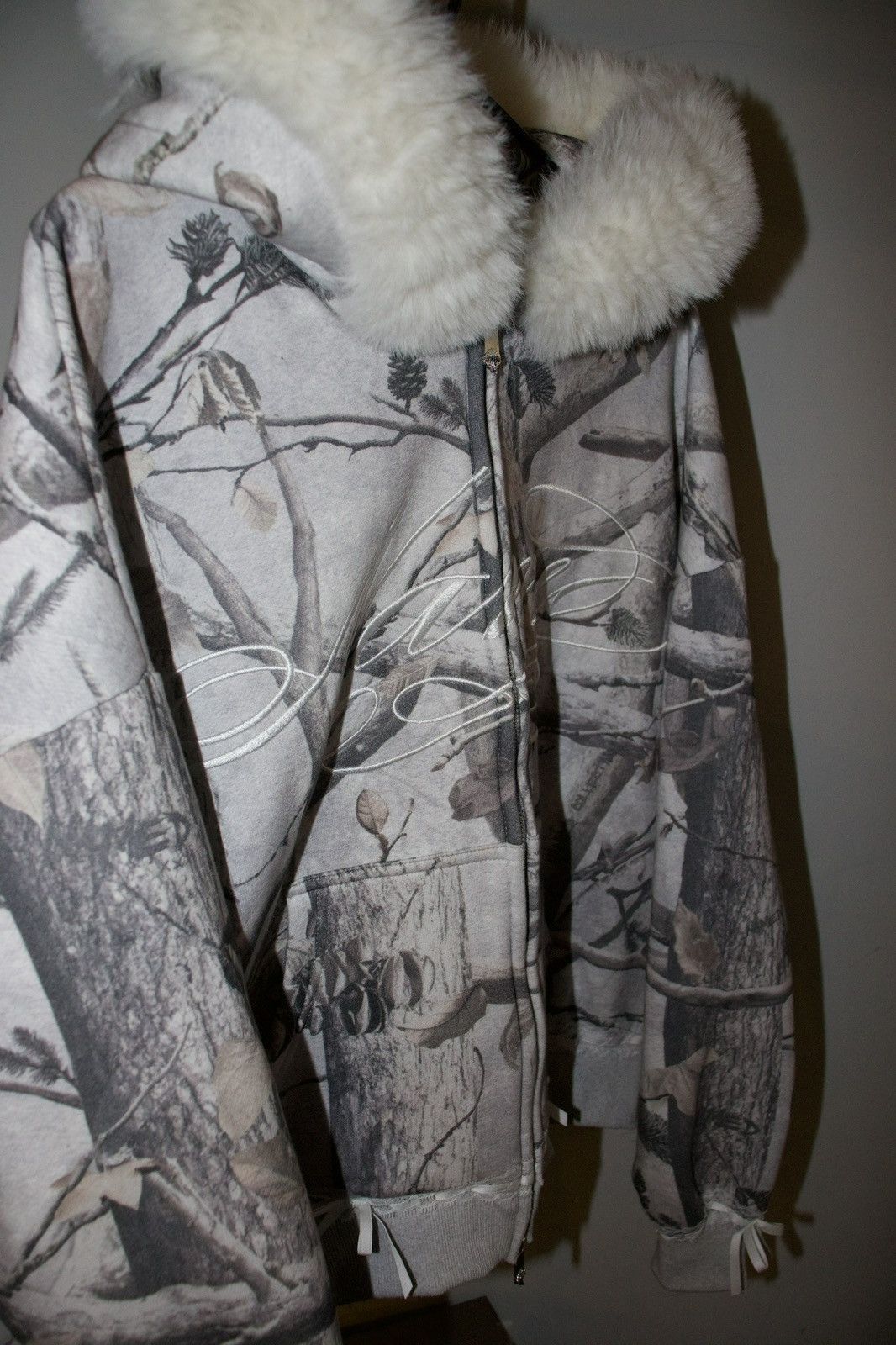 Named Collective PREY FAUX FUR SNOW CAMO ZIP UP Size US S / EU 44-46 / 1 - 6 Thumbnail