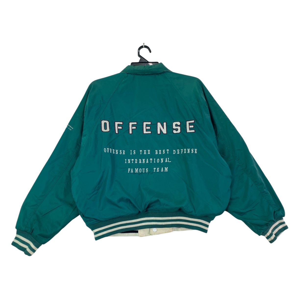 Japanese Brand × Vintage Vtg 90s Virgin Voyage reversible varsity jacket Size US M / EU 48-50 / 2 - 4 Thumbnail