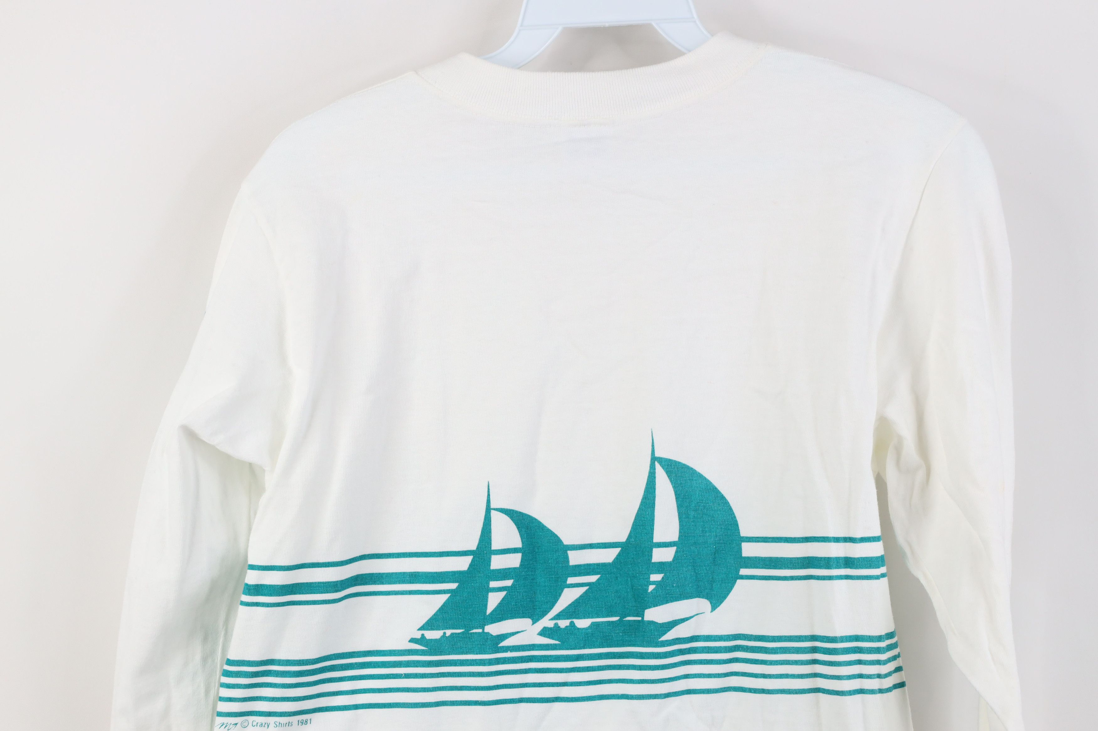 Vintage Vintage 70s Streetwear Sailing Long Sleeve T-Shirt USA Size US S / EU 44-46 / 1 - 14 Thumbnail