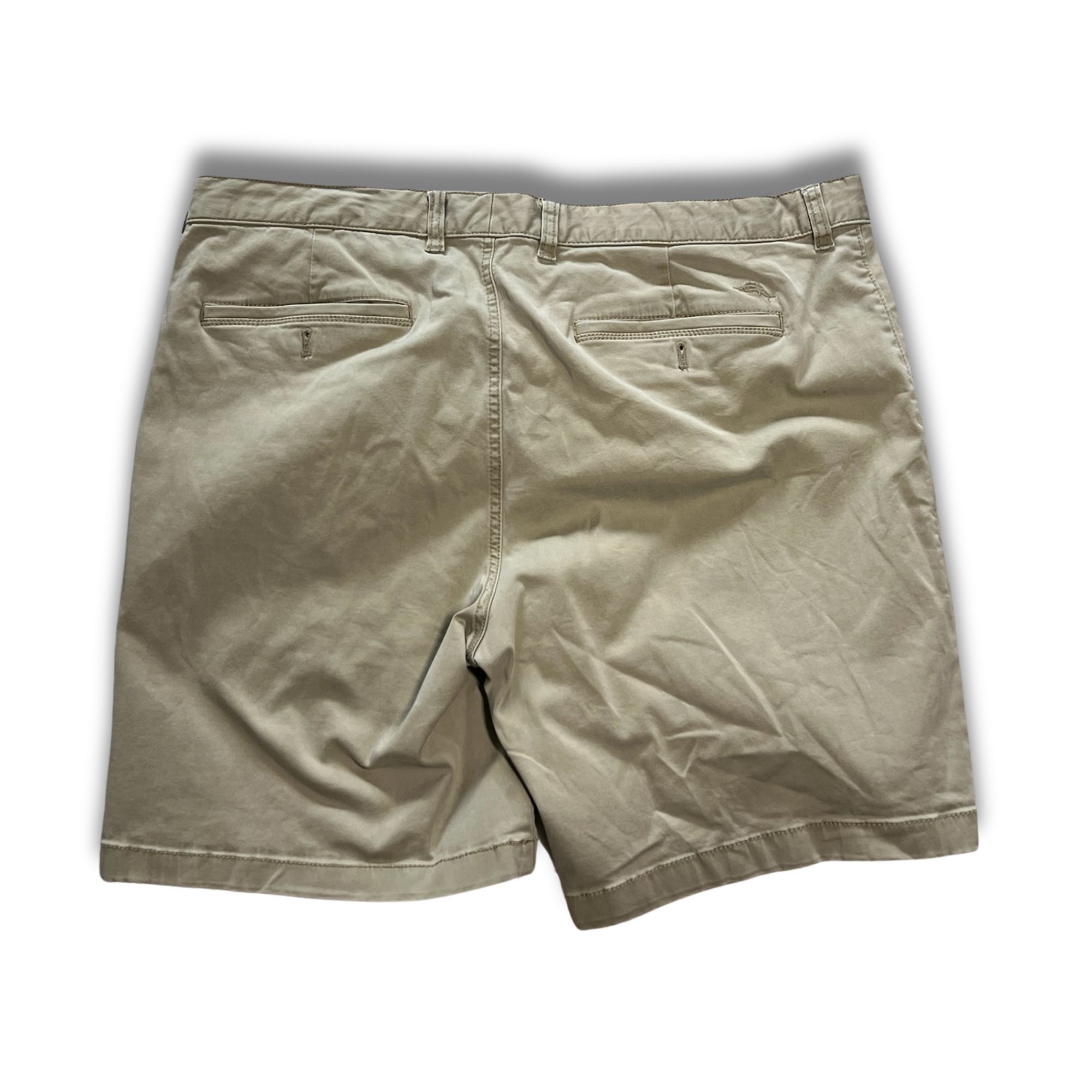 Tommy Bahama Tommy Bahama Mens Beige Bermuda Shorts Size 38" Cotton Blend Size US 38 / EU 54 - 3 Thumbnail