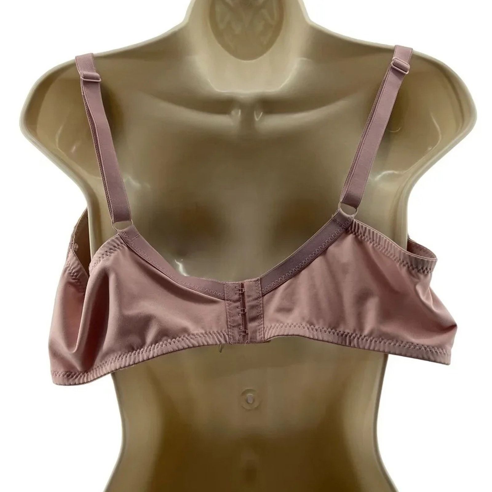 Laura Ashley Laura Ashley Pink Lace Nylon Blend Stretch Underwire Bra Size ONE SIZE - 6 Thumbnail