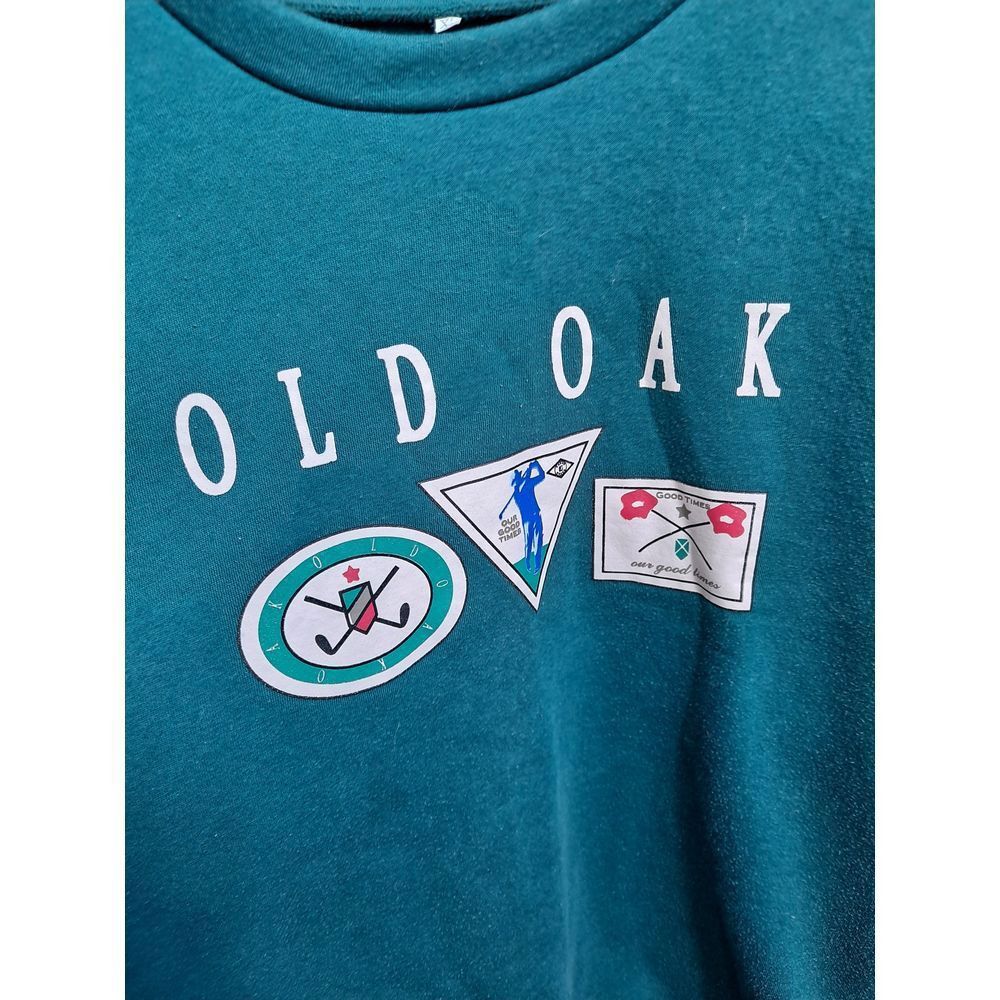 OAK Old Oak Vintage Golf Theme Crewneck Sweatshirt Teal Sports G Size US XL / EU 56 / 4 - 3 Thumbnail
