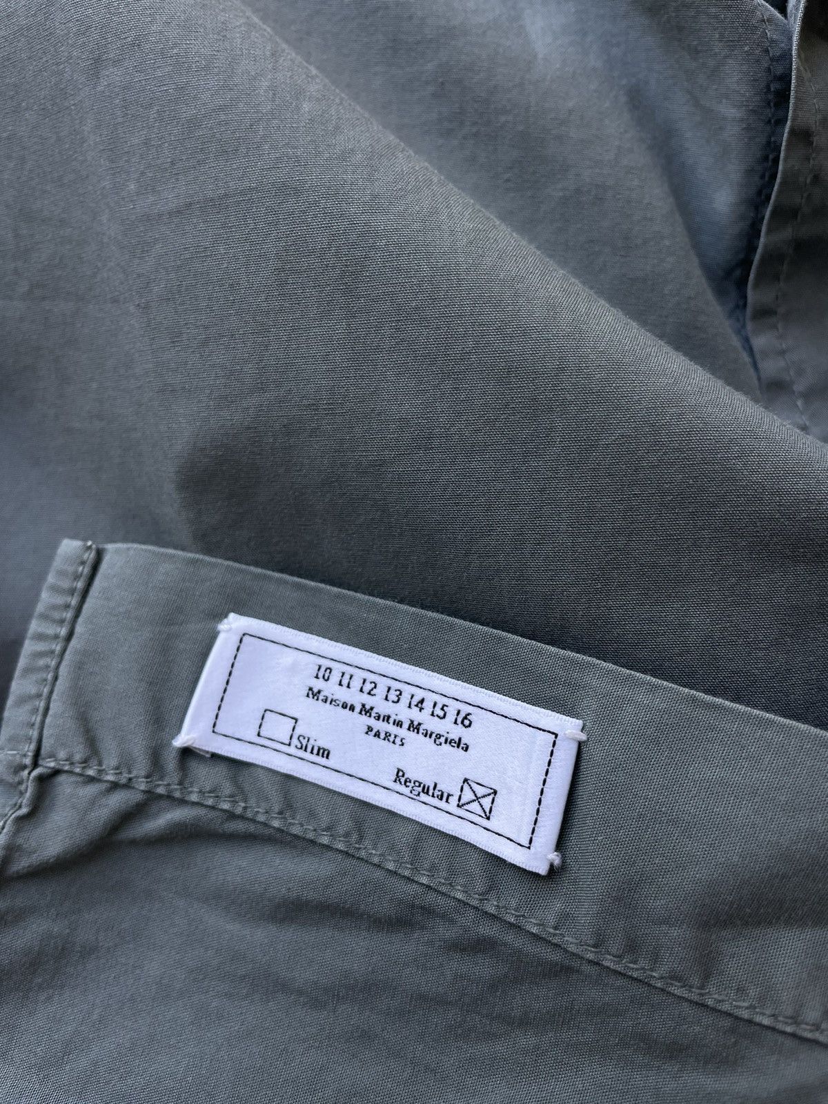 Maison Margiela Martin Margiela Vintage Bottle Green Cotton Shirt 50 size Size US M / EU 48-50 / 2 - 7 Thumbnail