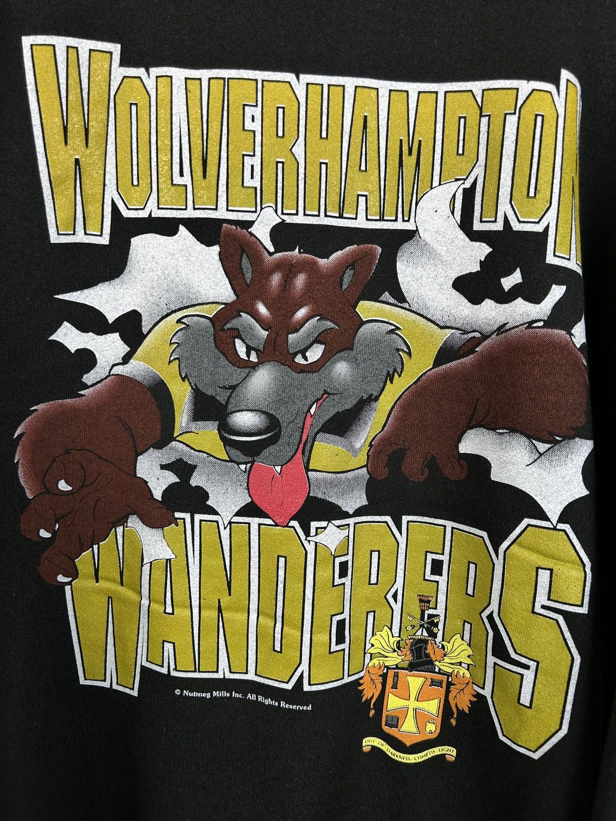 Nutmeg 90s Vintage Nutmeg Wolverhampton Wanderers Looney Tunes Size US L / EU 52-54 / 3 - 2 Thumbnail
