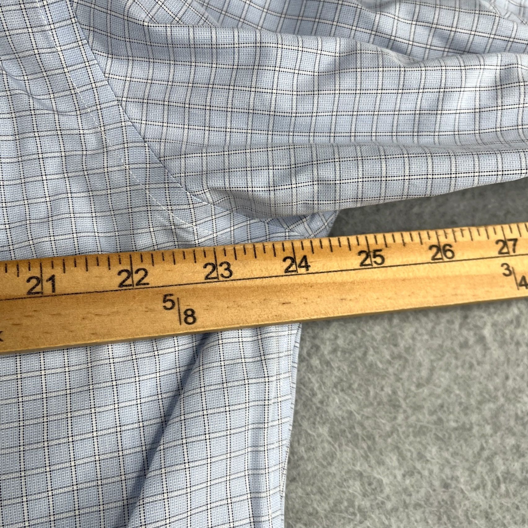 Brooks Brothers Brooks Brothers Regent Shirt Blue Check 16.5 Long Sleeve Button-Down Mens Non-Iron Dress Shirt Size US XL / EU 56 / 4 - 6 Thumbnail