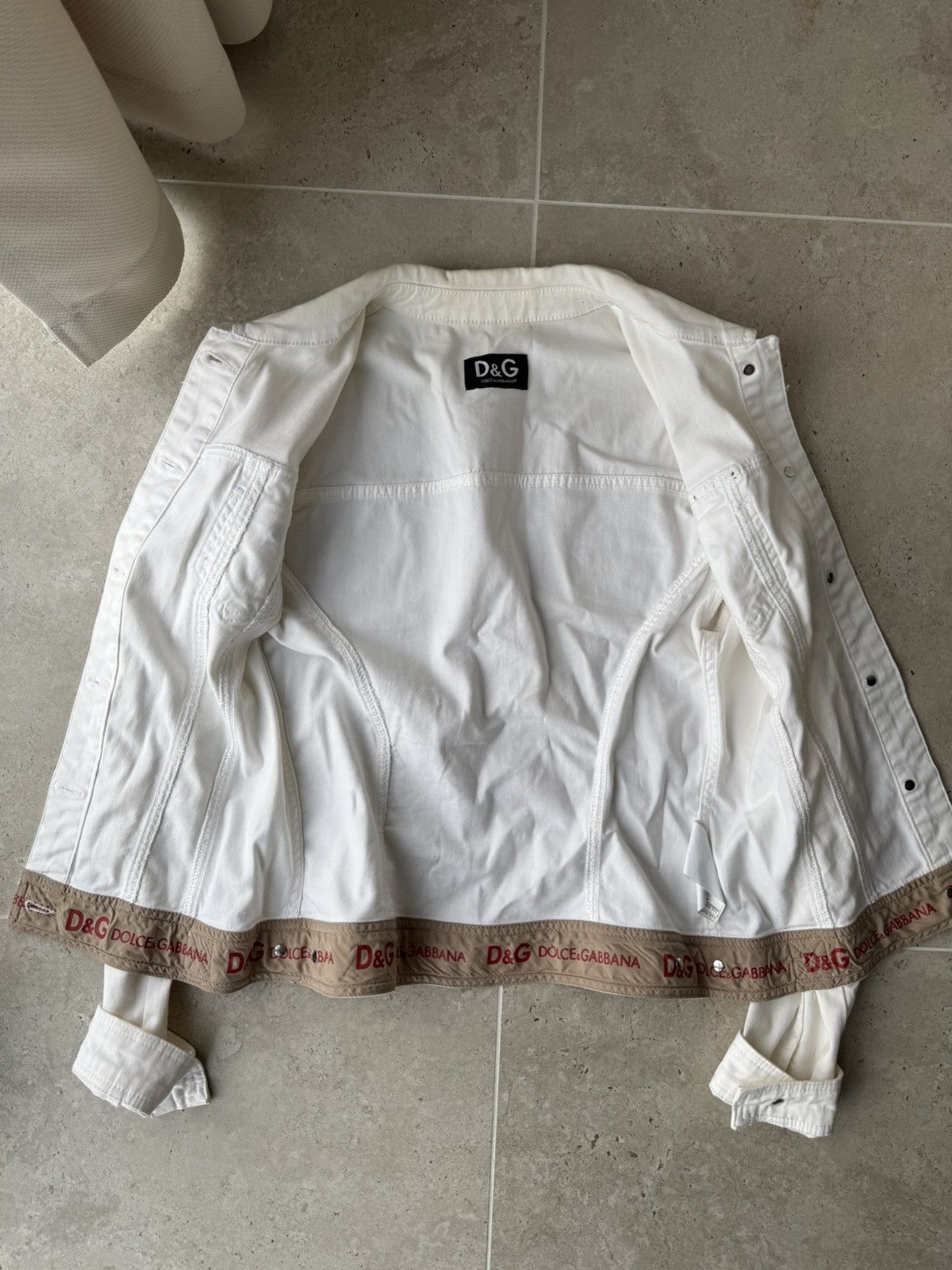 Dolce & Gabbana Dolce and Gabanna Denim Jacket Vintage Size L / US 10 / IT 46 - 4 Thumbnail