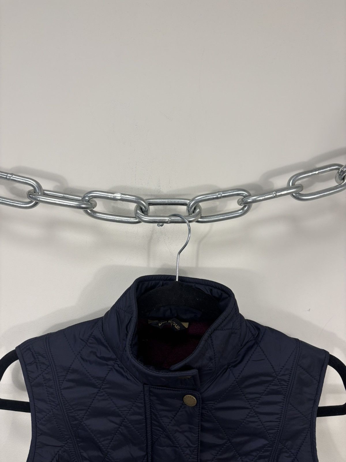 Barbour Barbour Wray Gilet Women’s Navy Blue Diamond Quilted Vest Size S / US 4 / IT 40 - 5 Thumbnail