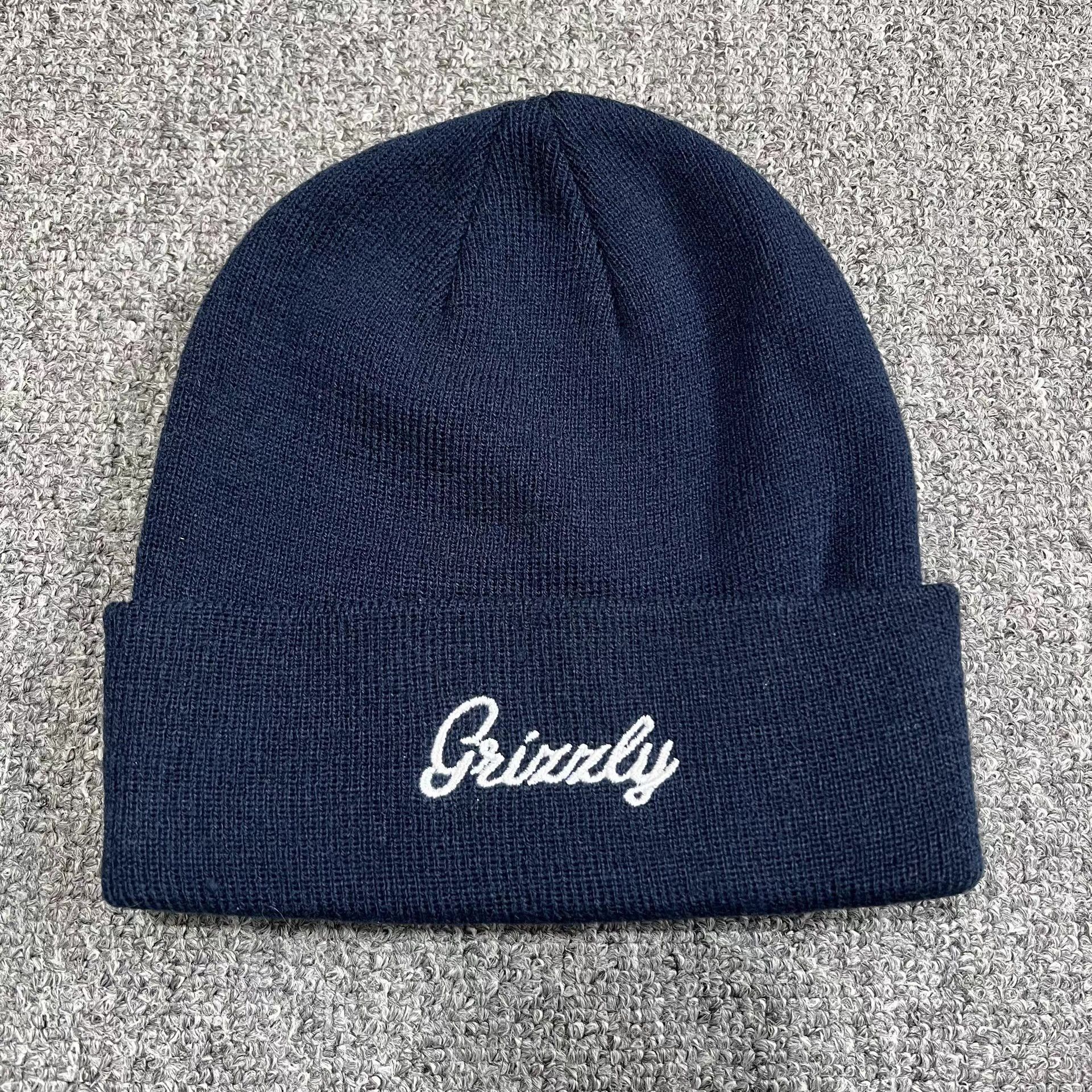 Grizzly Griptape Grizzly Griptape Script Embroidered Knitted Beanie Q7 Size ONE SIZE - 6 Thumbnail
