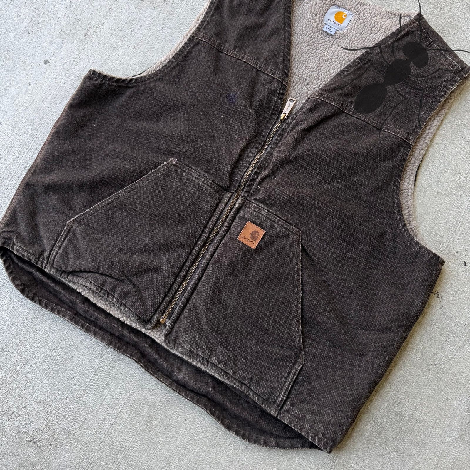Carhartt × Vintage Carhartt V26 DKB brown work wear vest Size US XL / EU 56 / 4 - 2 Thumbnail
