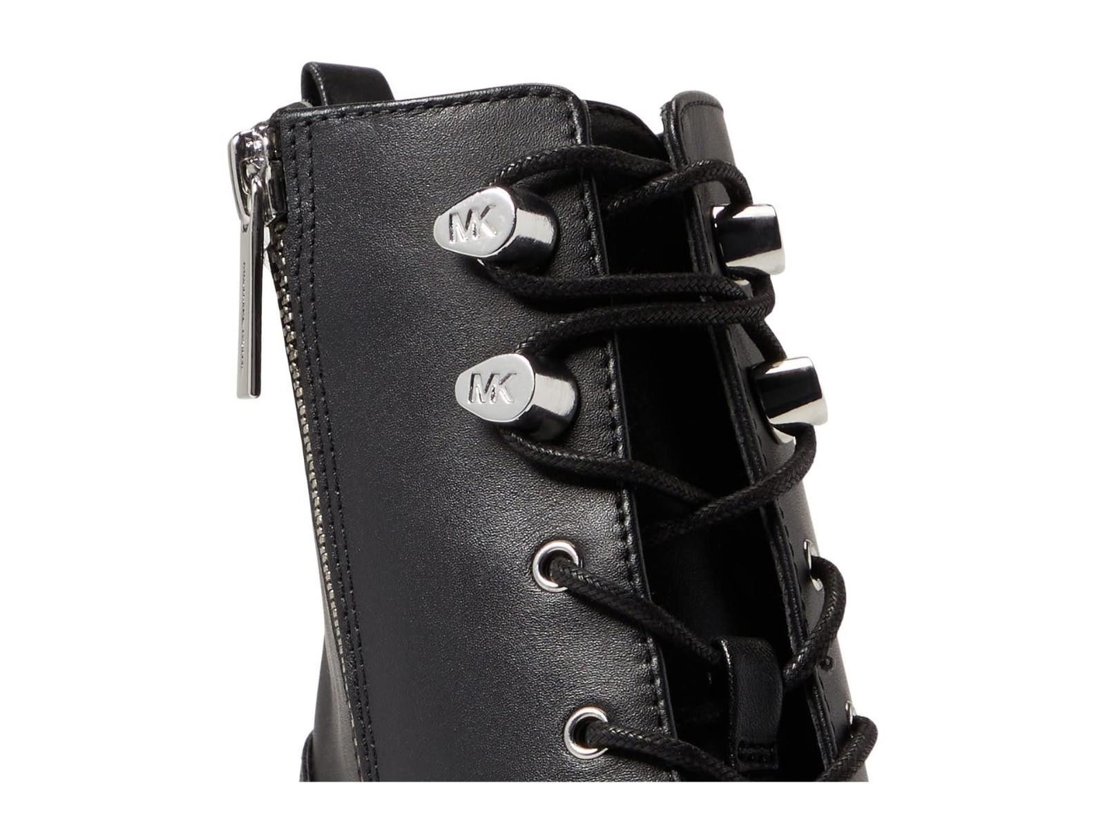 Michael Kors Michael Kors Kyle Lace-Up Bootie Black Leather Zip 10 M NIB Size US 10 / IT 40 - 2 Thumbnail